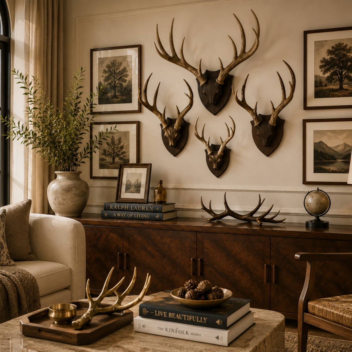 Buy Wooden Antlers Online - Fusion Furnishing