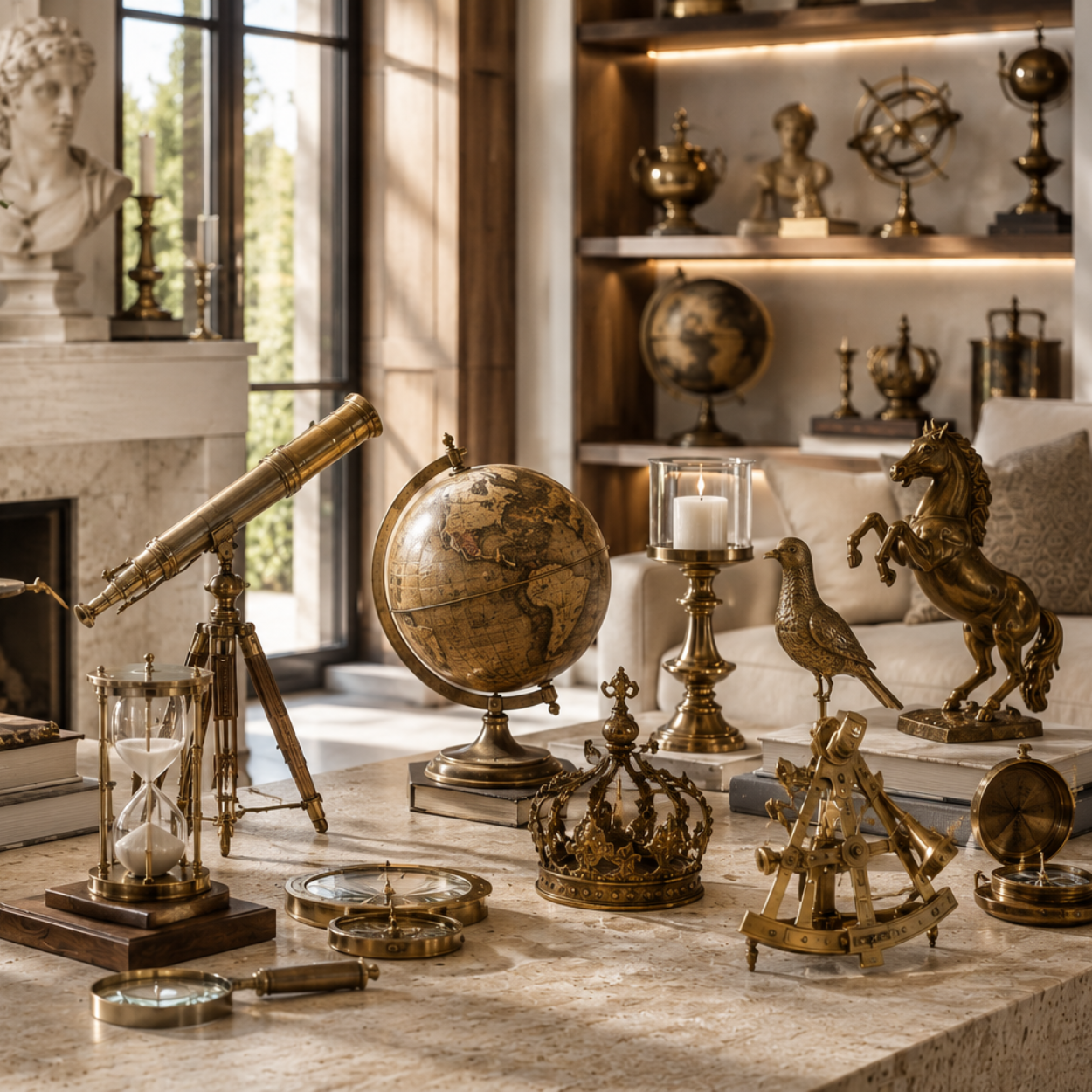 Luxury Brass Objects Collection | Fusion Furnishing