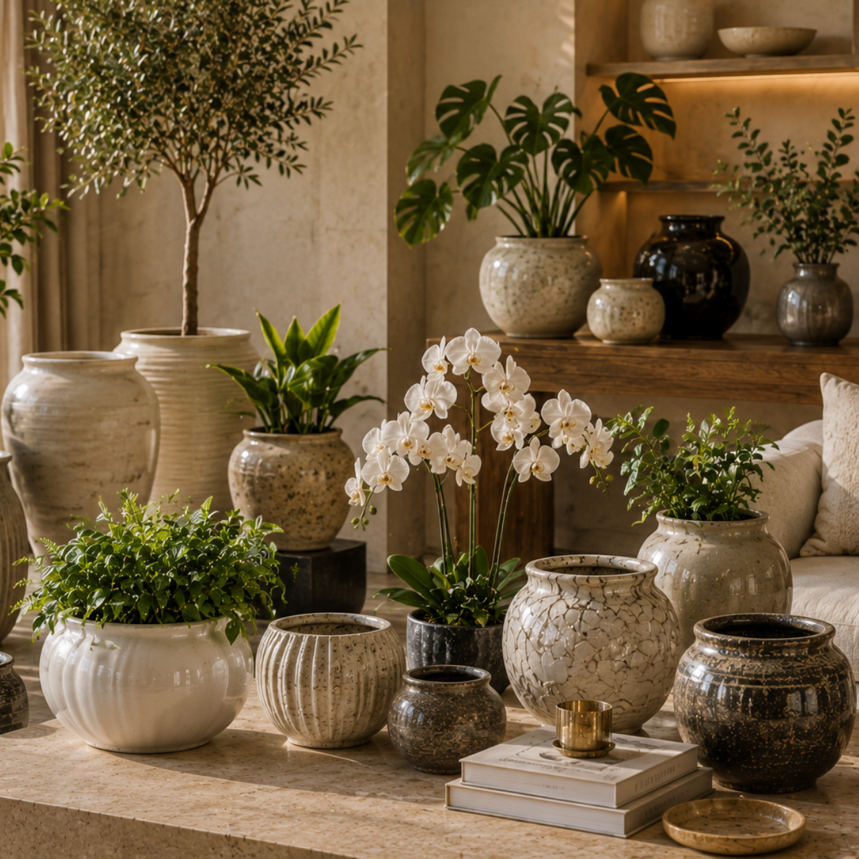 Luxury Ceramic Planters Collection Fusion Furnishing