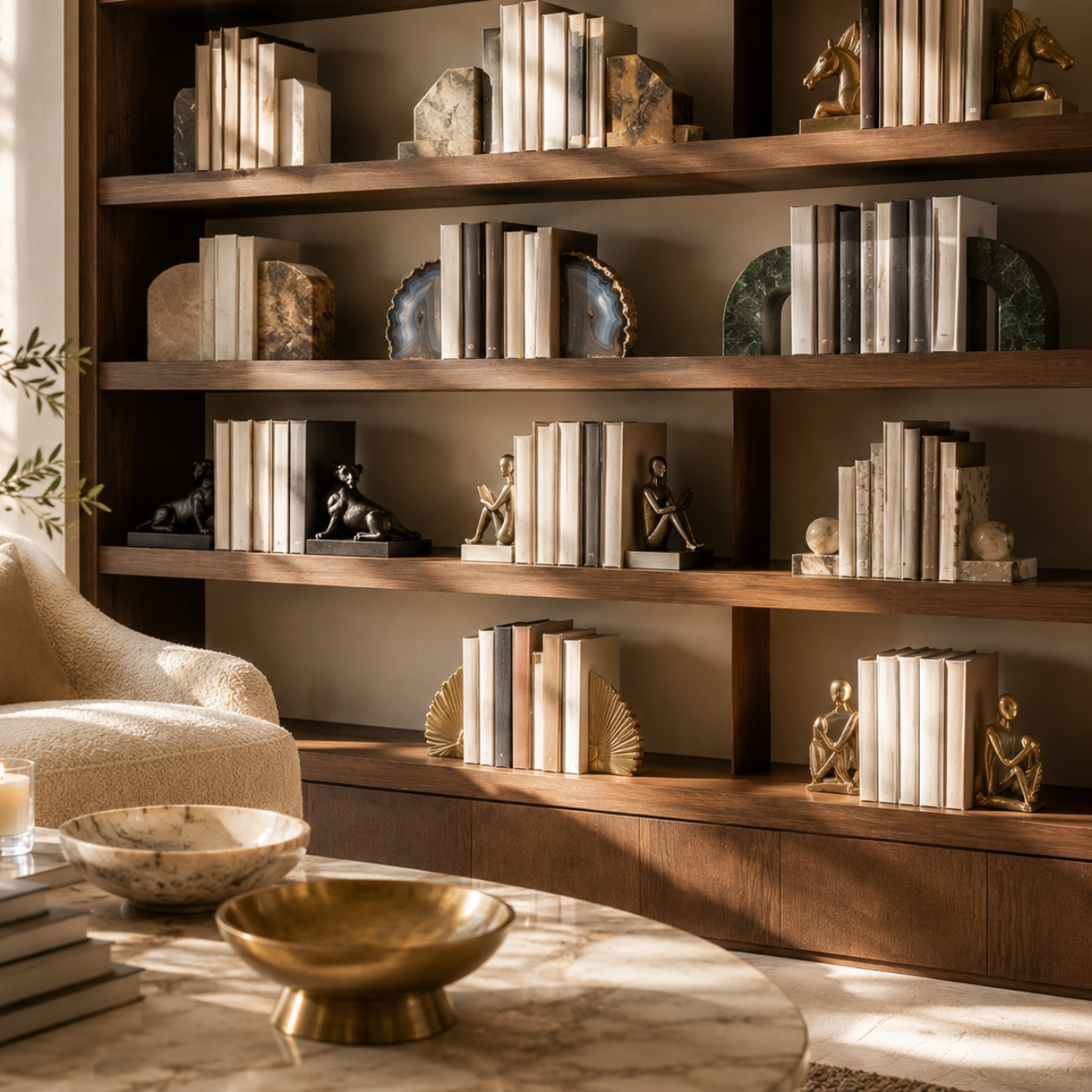 Luxury Decorative Bookends Collection Fusion Furnishing