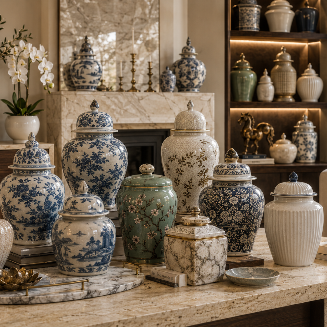 Luxury Decorative Jars Collection Fusion Furnishing