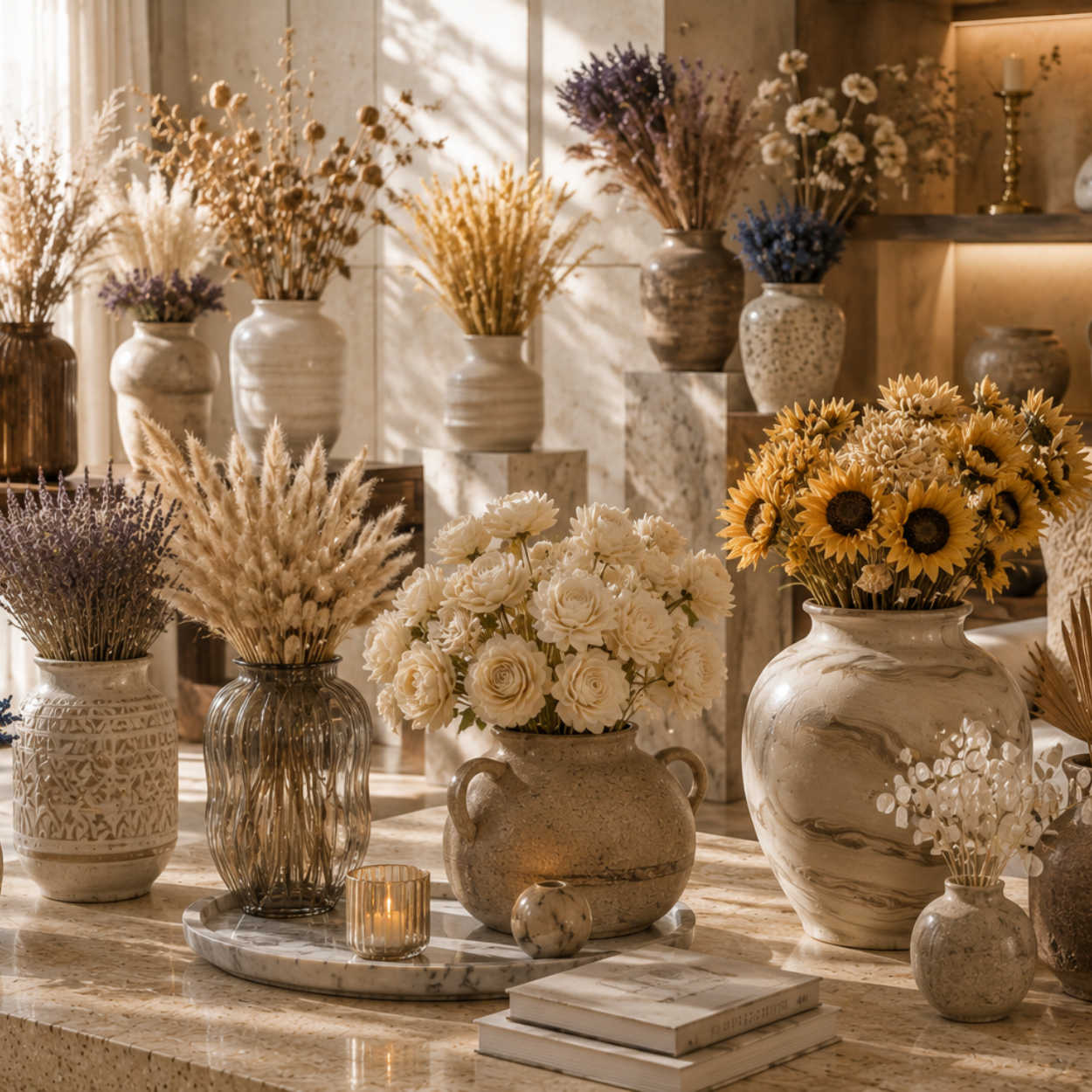 Luxury Dried Flowers & Plants Collection Fusion Furnishing