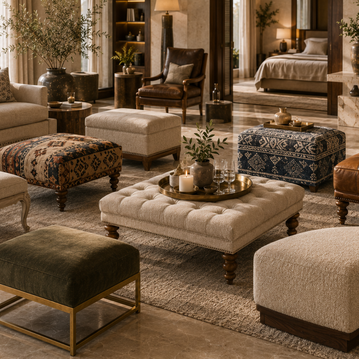 Premium Ottomans Collection