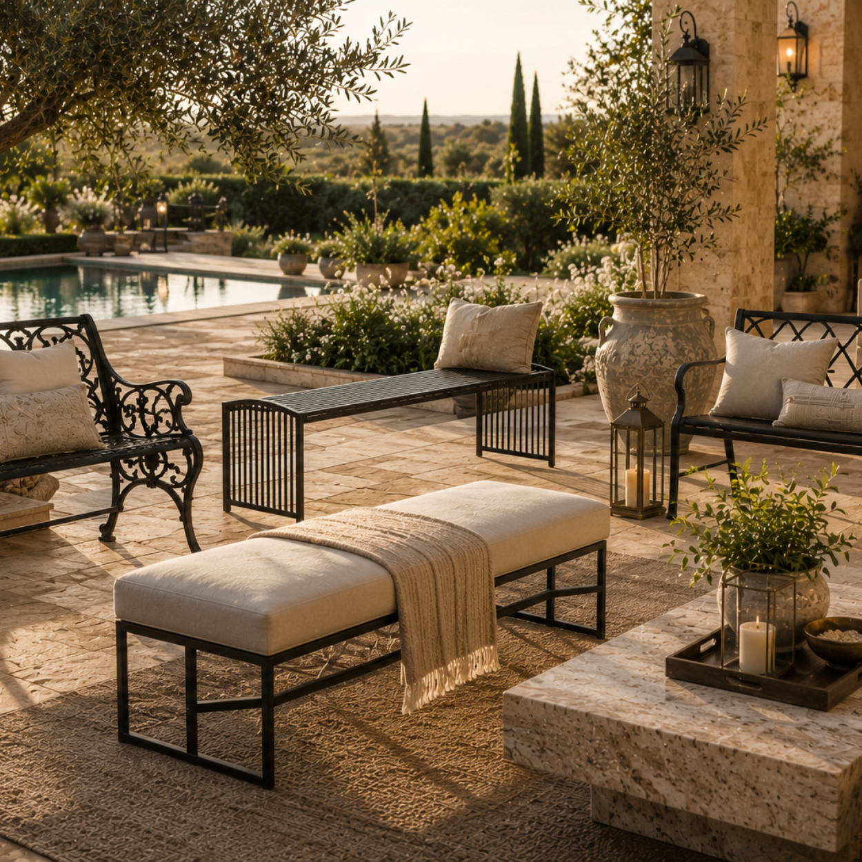 Premium Outdoor Benches Collection