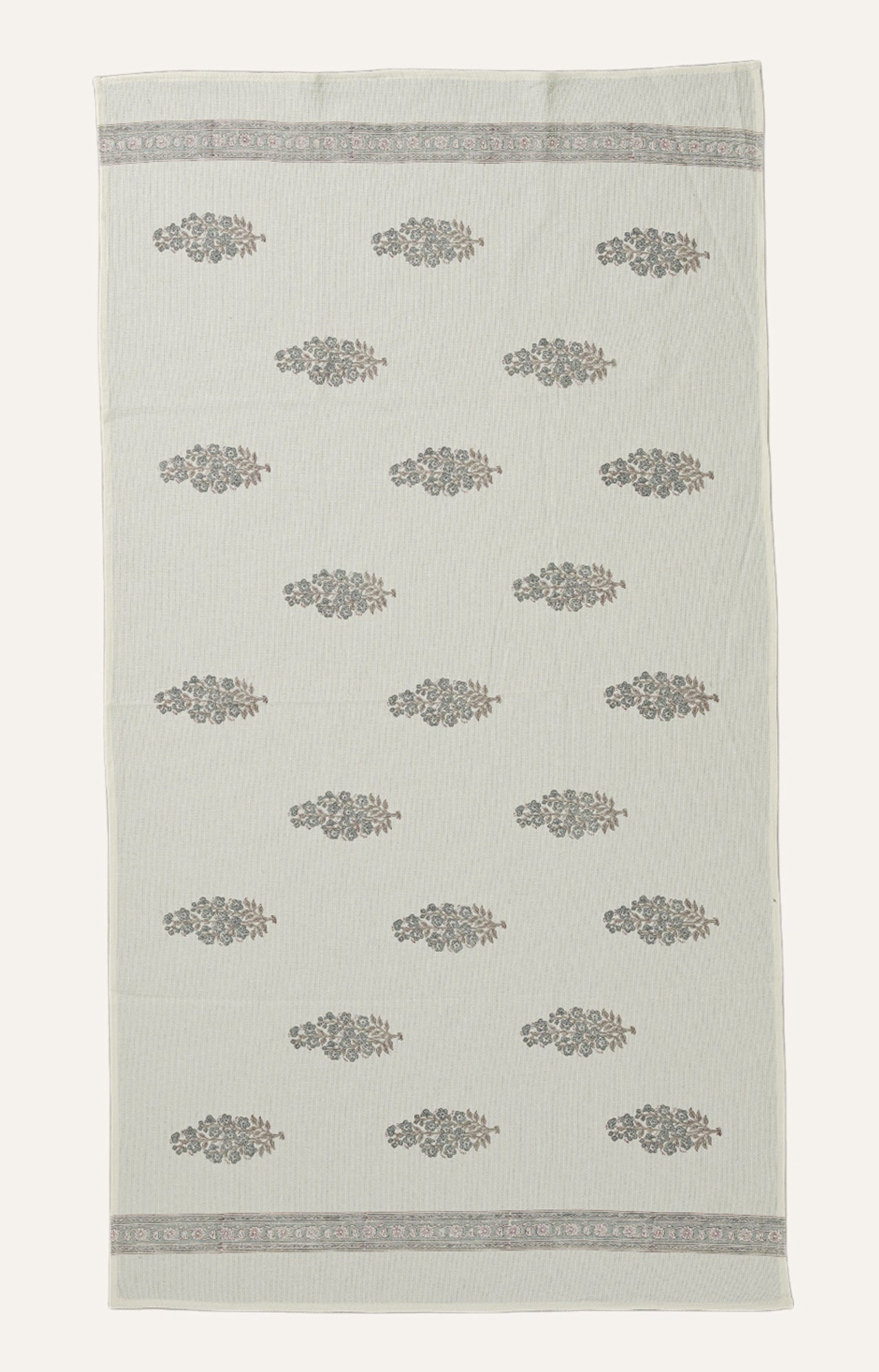 Paisley Whisper: Jaipur Block Printed Bath Towel