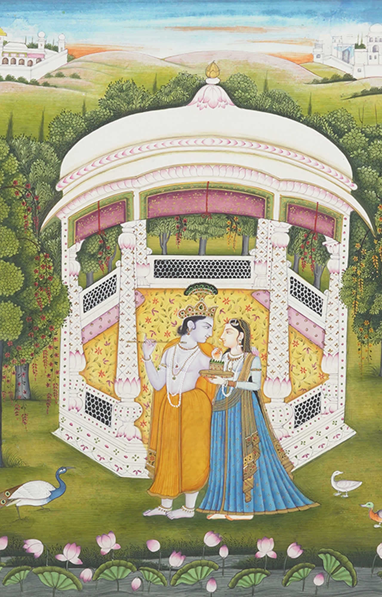 Lord Radha Krishna's wall Painting