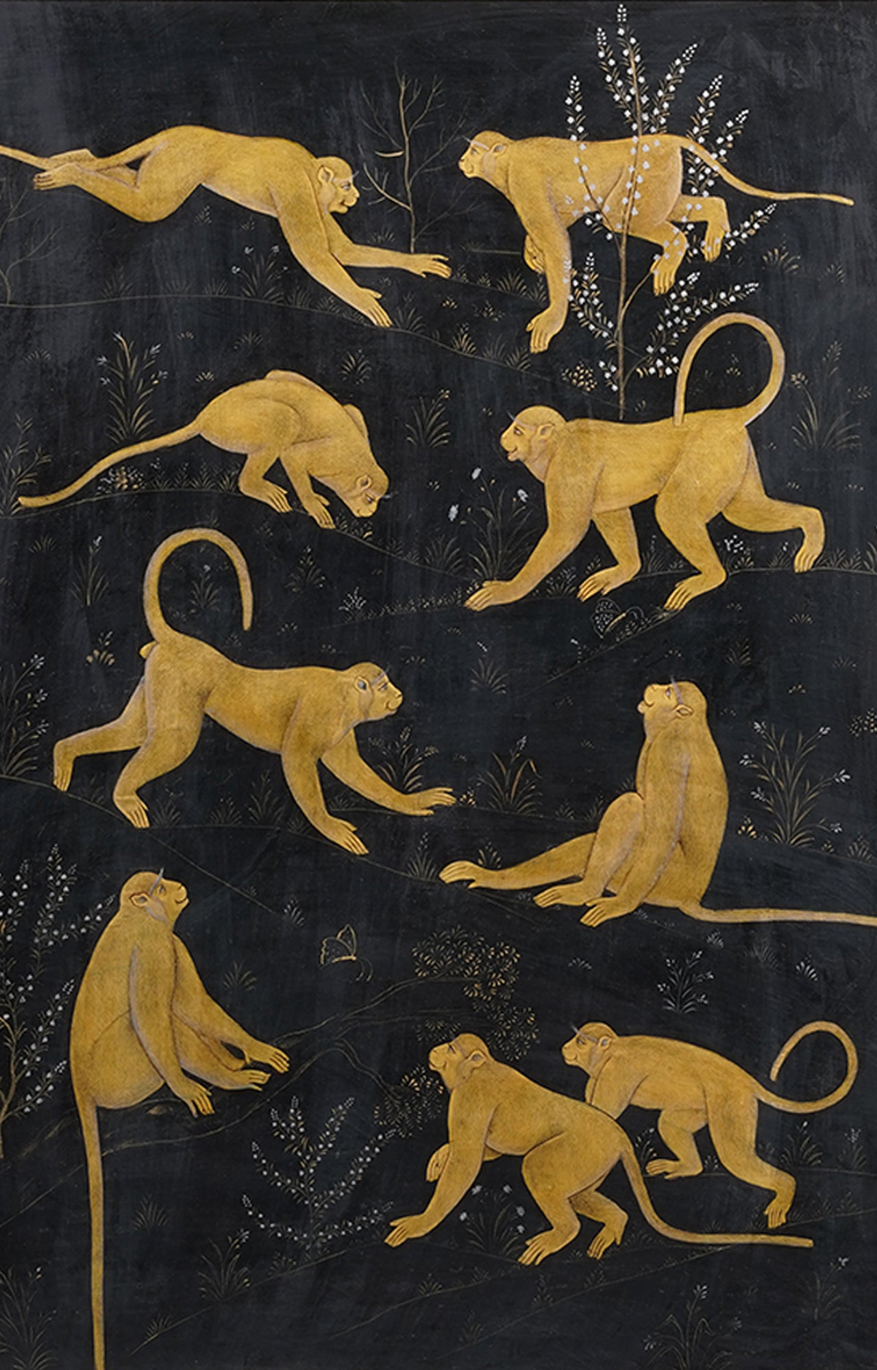 Monkey Wall Painting