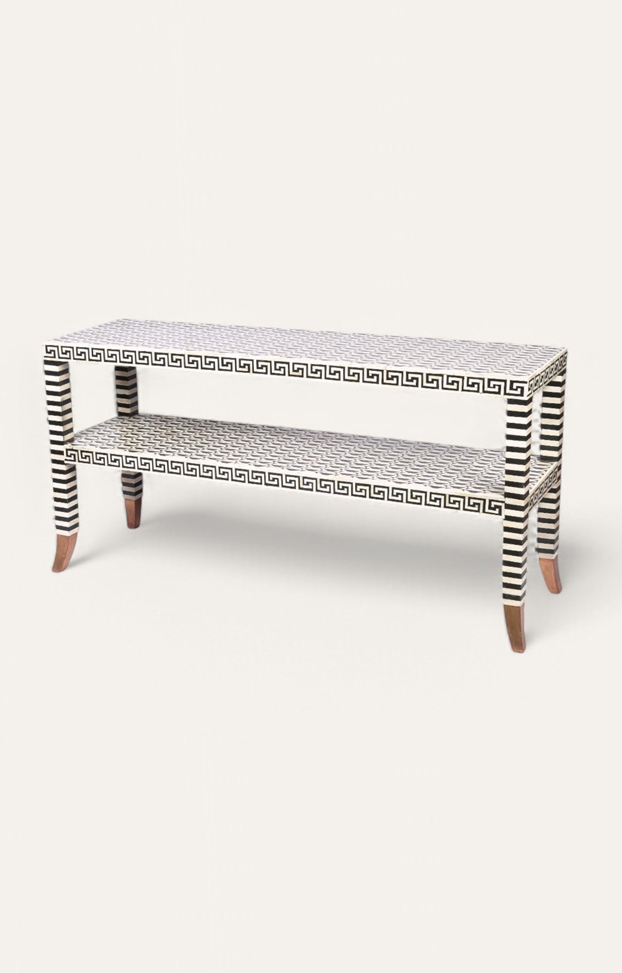 Bone Inlay Console Table