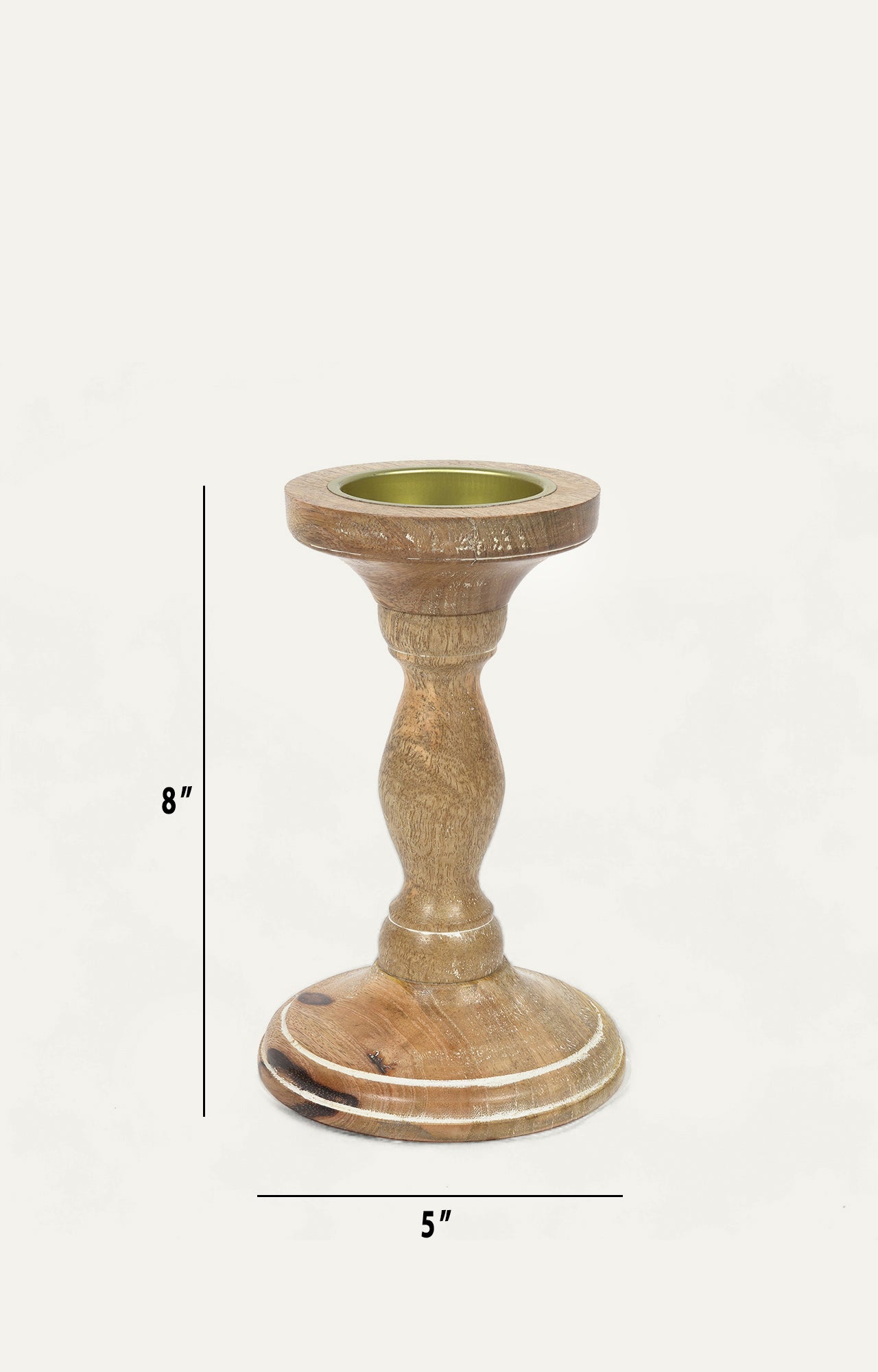 Wooden Candle Holder