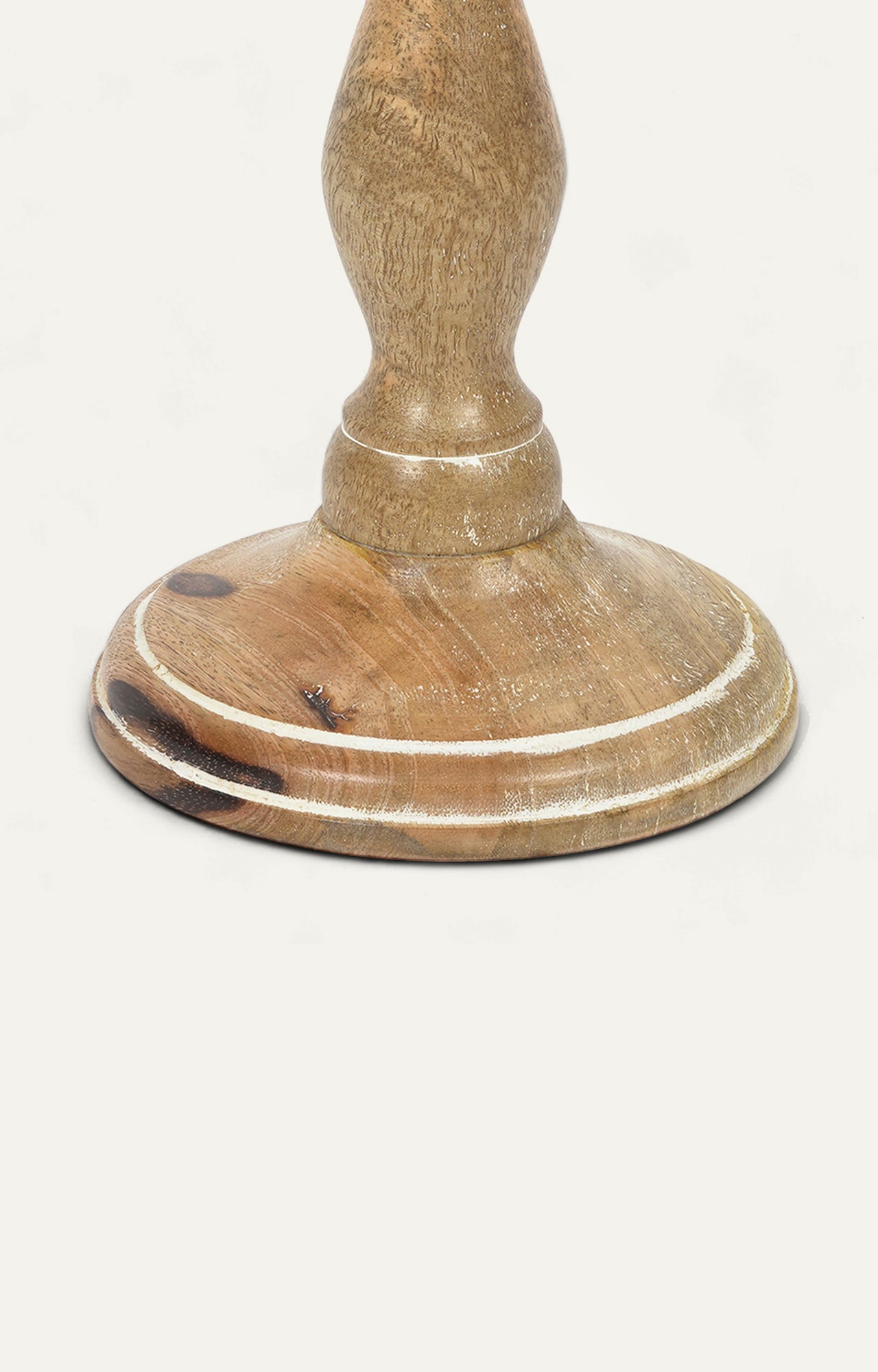 Rustic Wooden Candle Stand