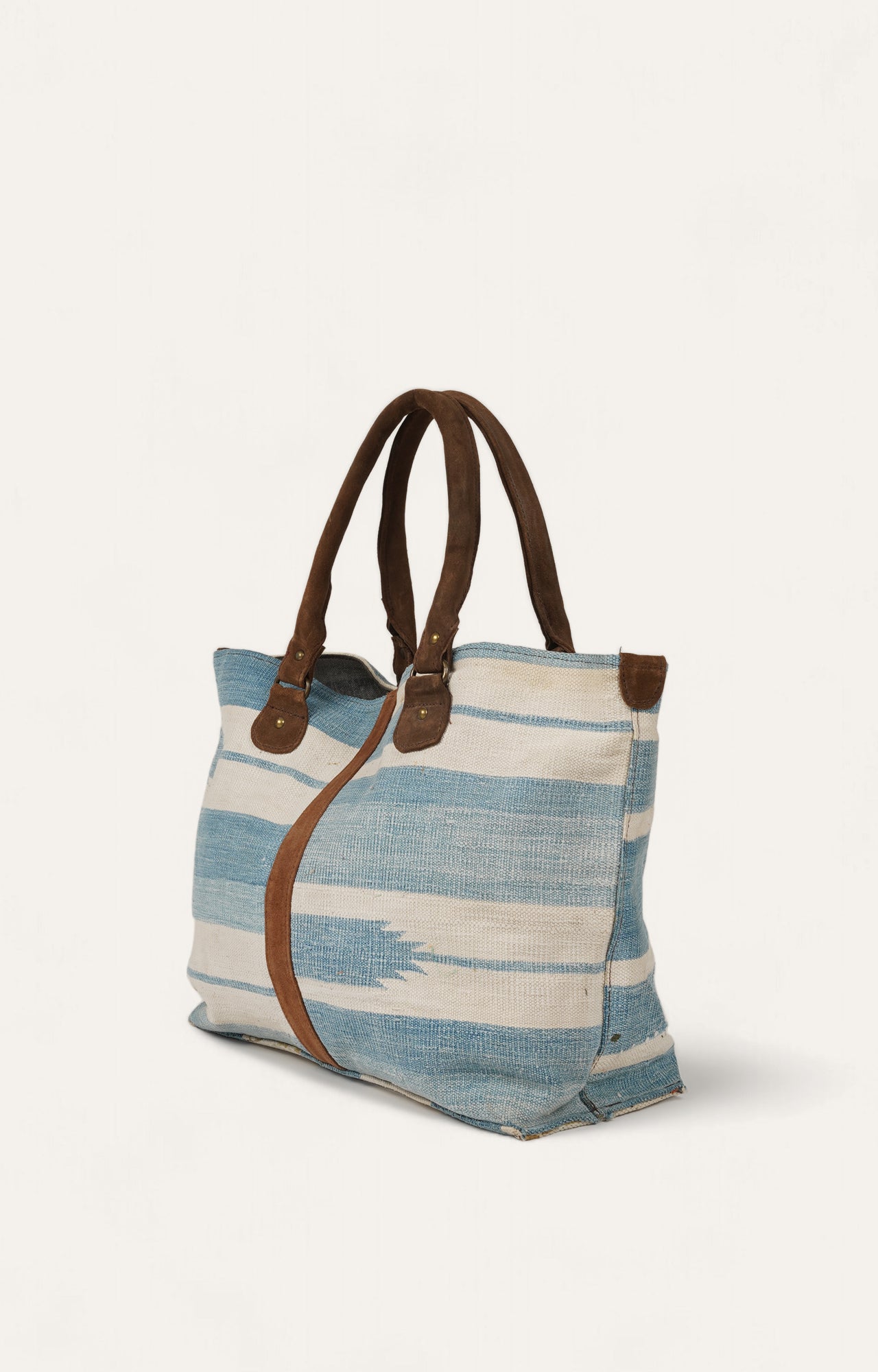 Washed Blue Tote Bag