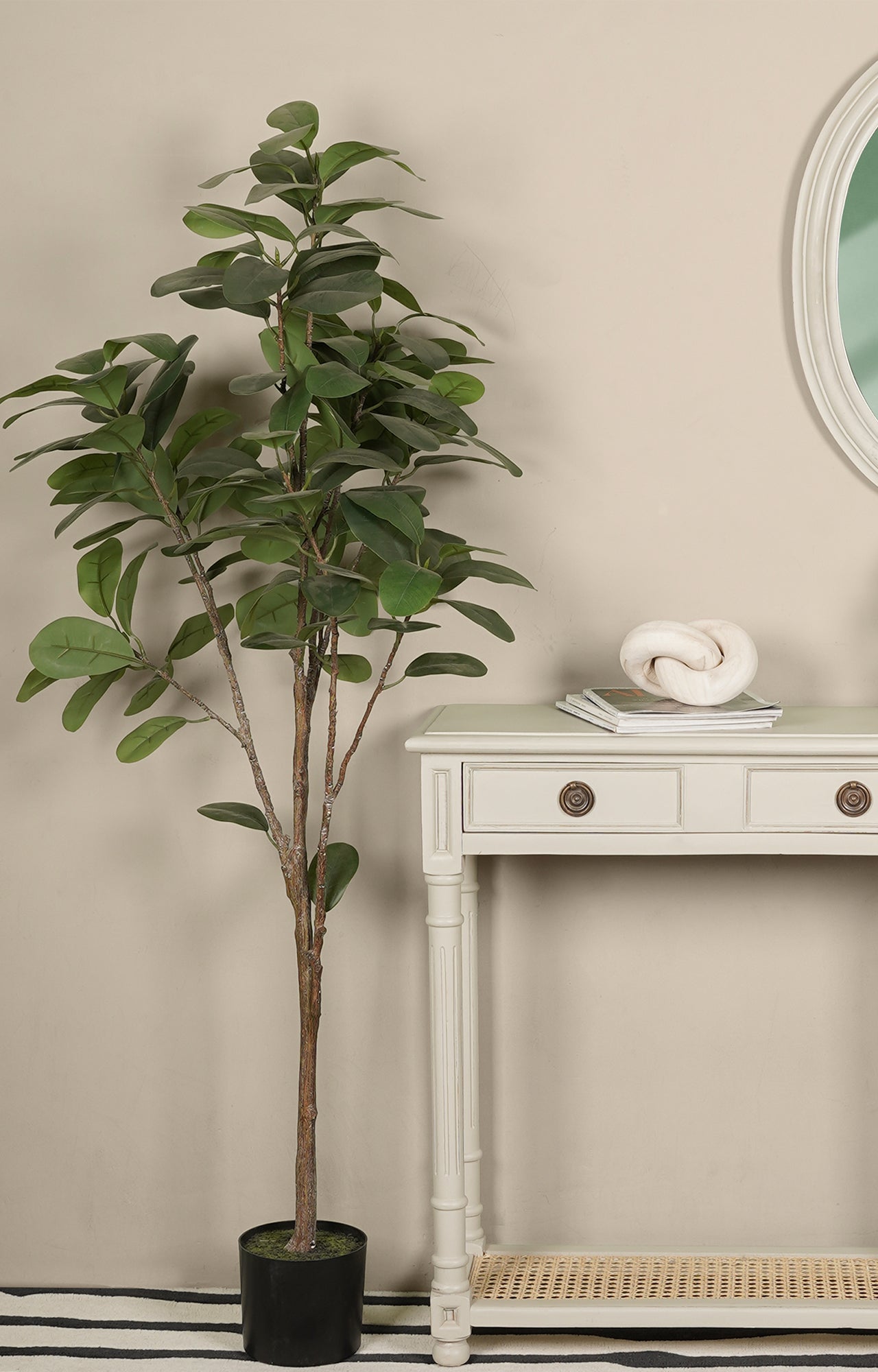 Artificial Green Ficus Tree - 6 Feet