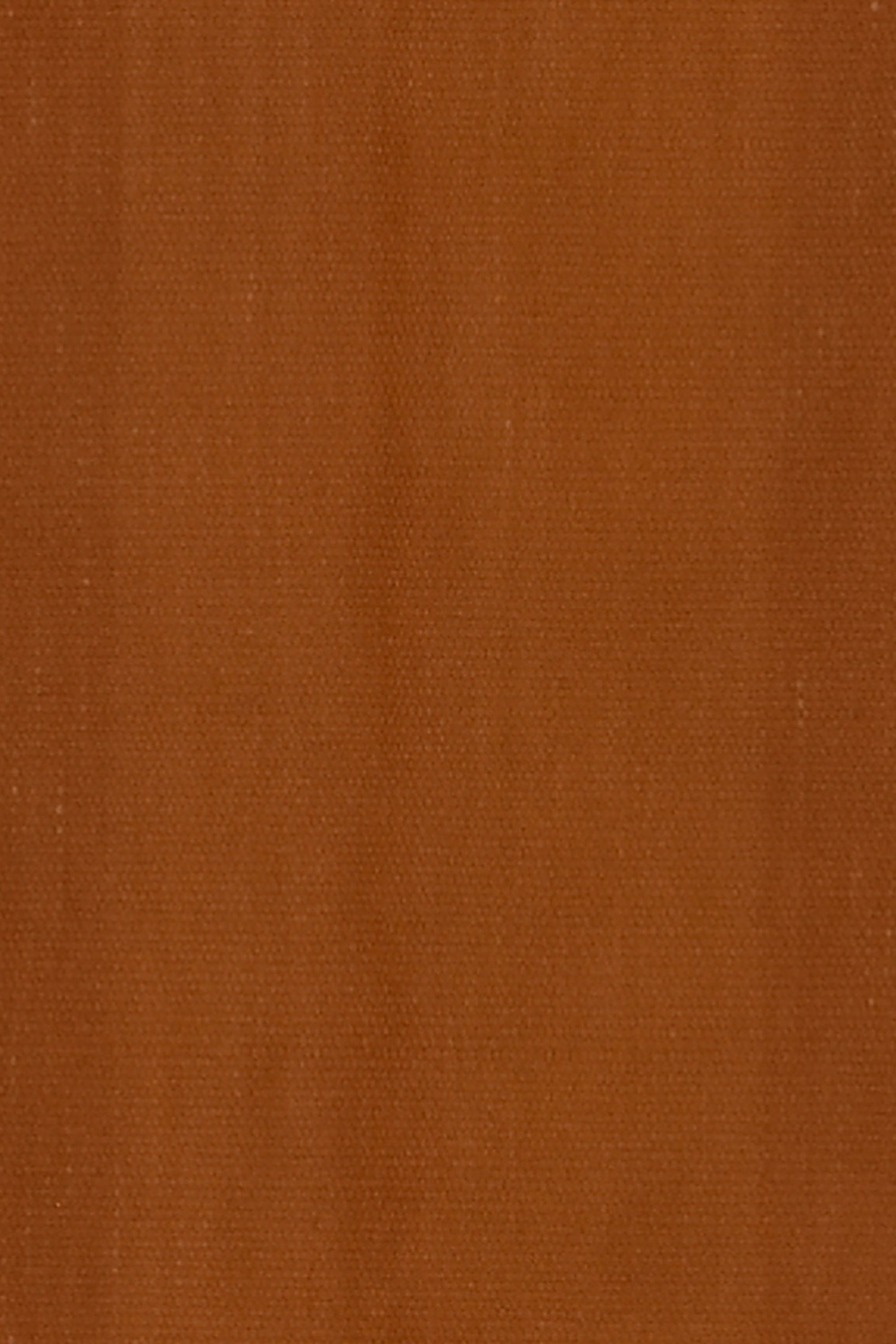 Rust Orange Washable Cotton Yoga Mat with Fringe