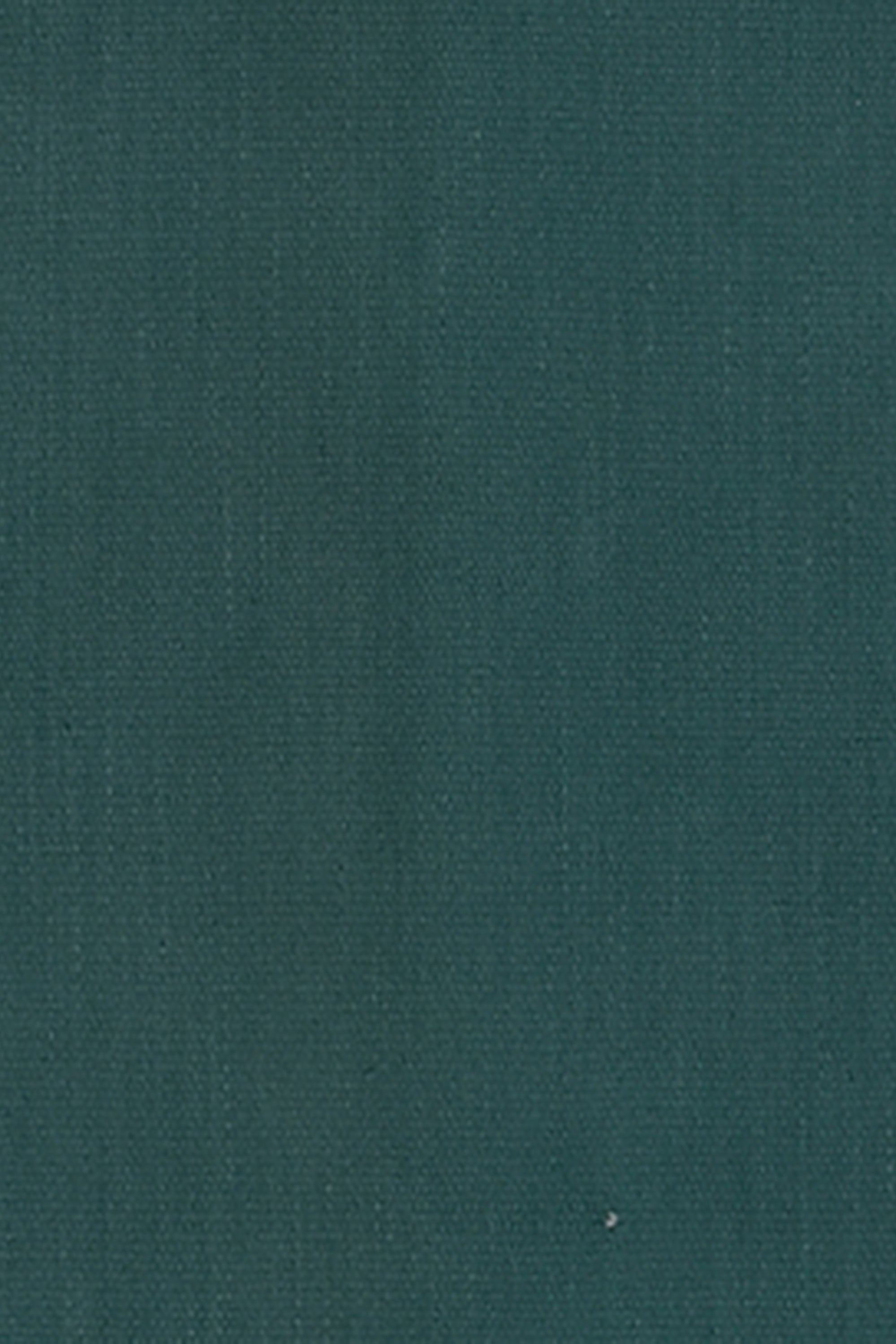Teal Blue Washable Cotton Yoga Mat with Fringe