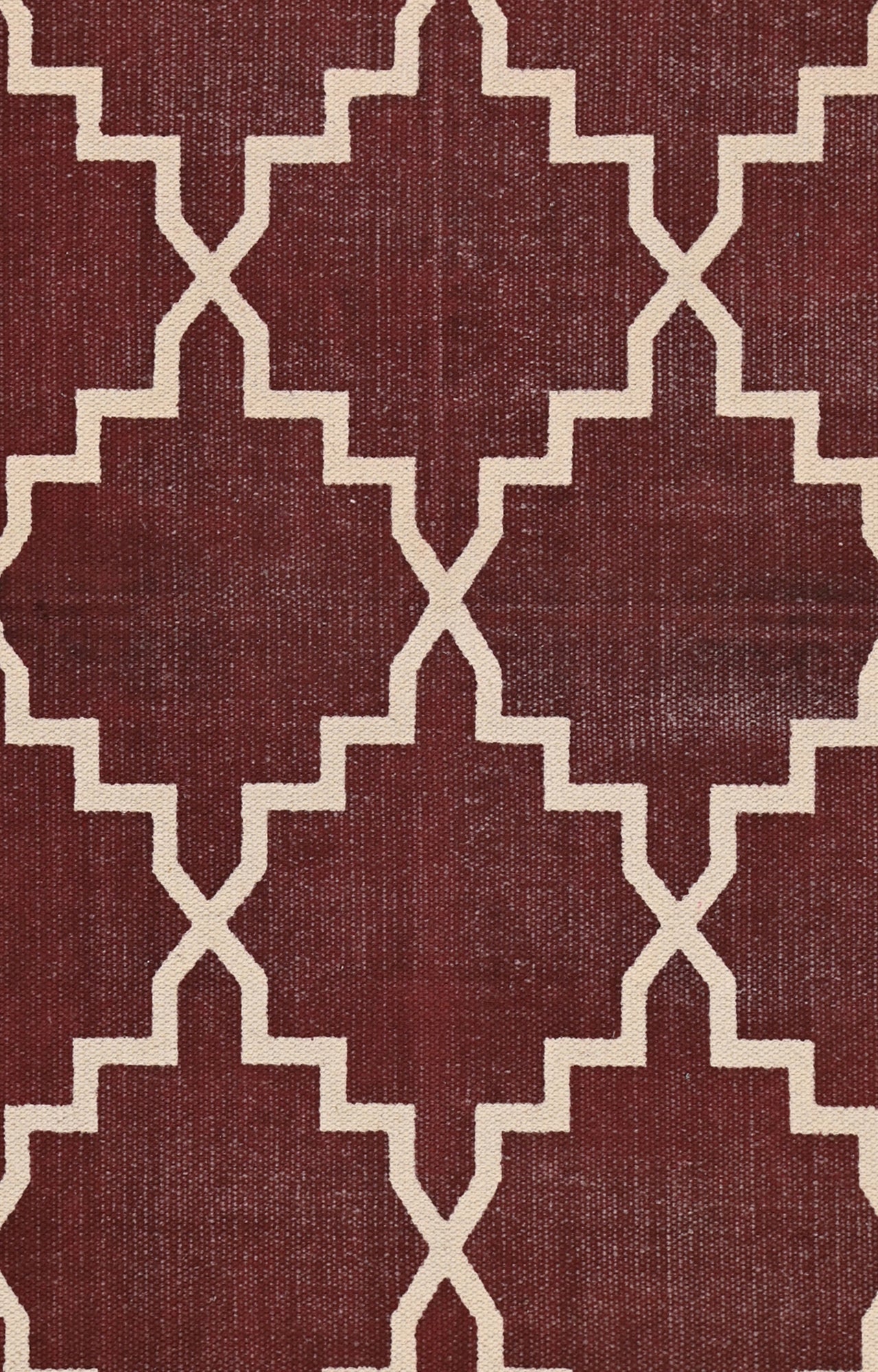 Maroon Cotton Rug