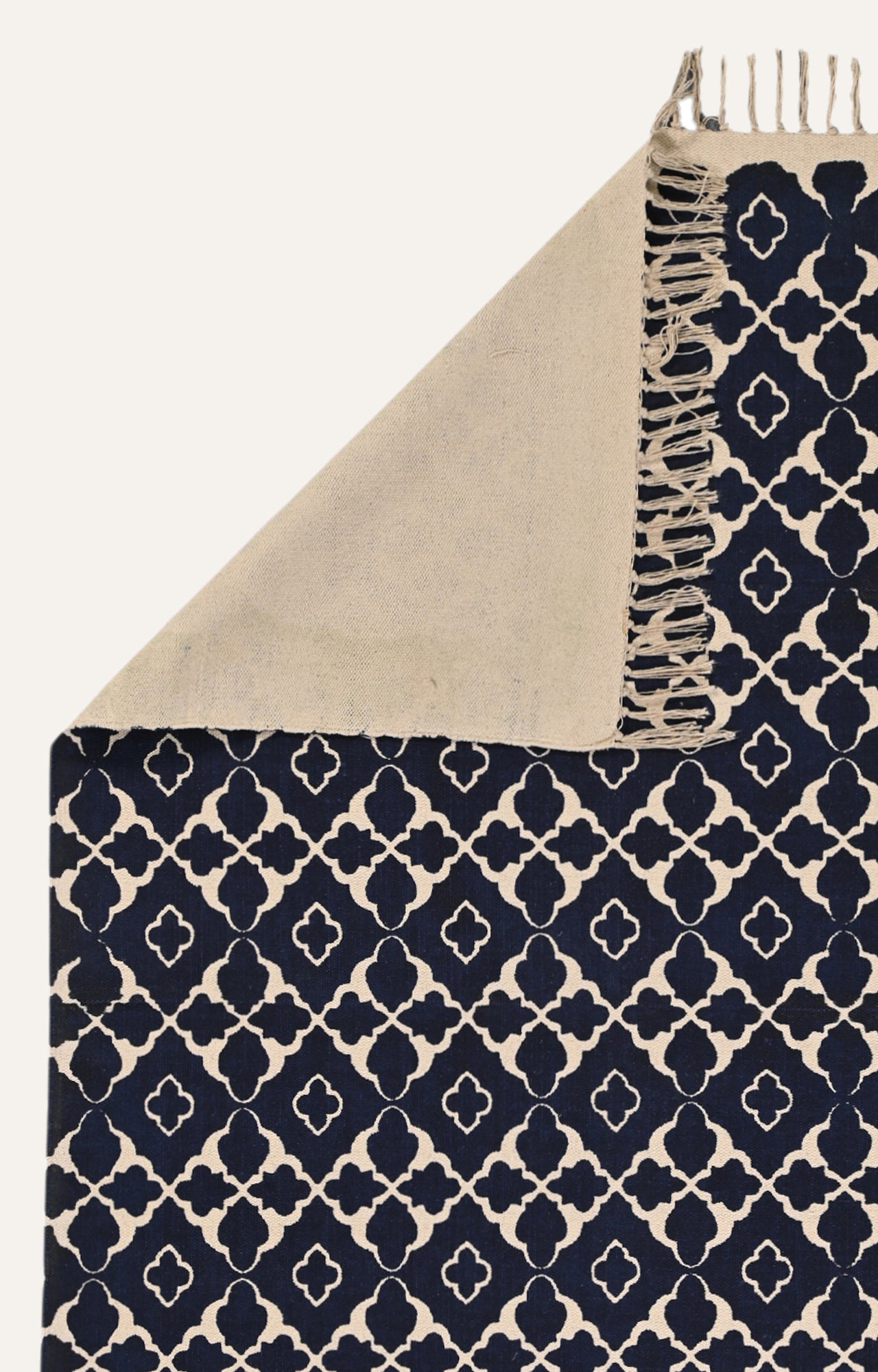 Handmade cotton rug