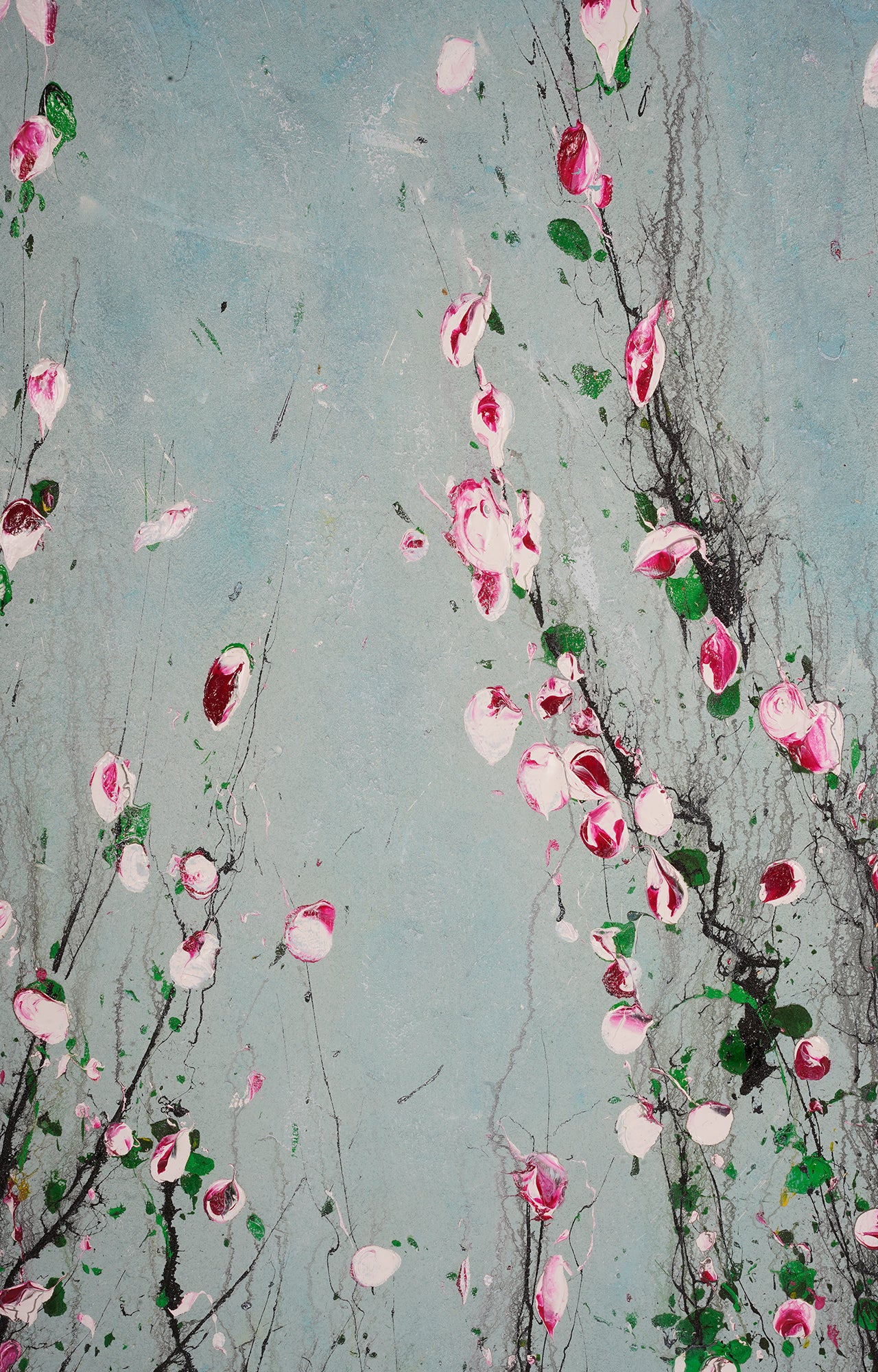 Floral Oil Wall Painting