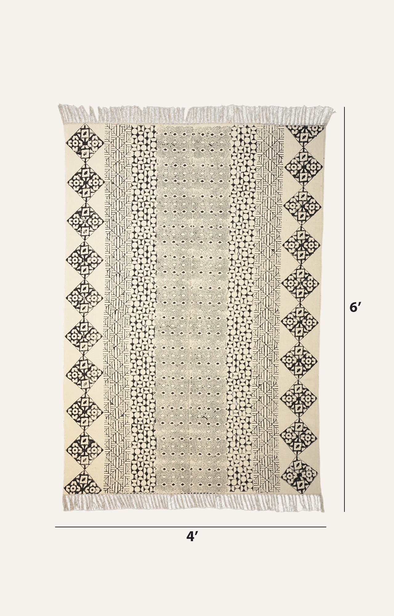 Geometry Cotton Rug