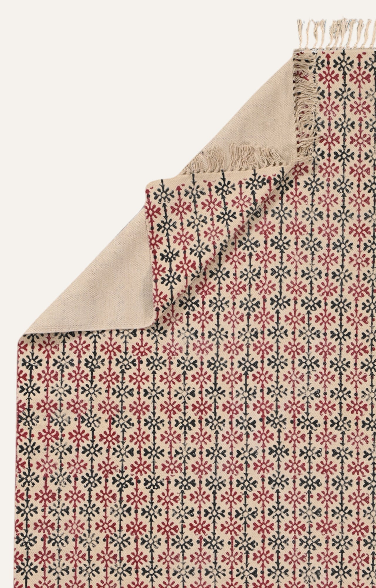 Block-Printed Rug