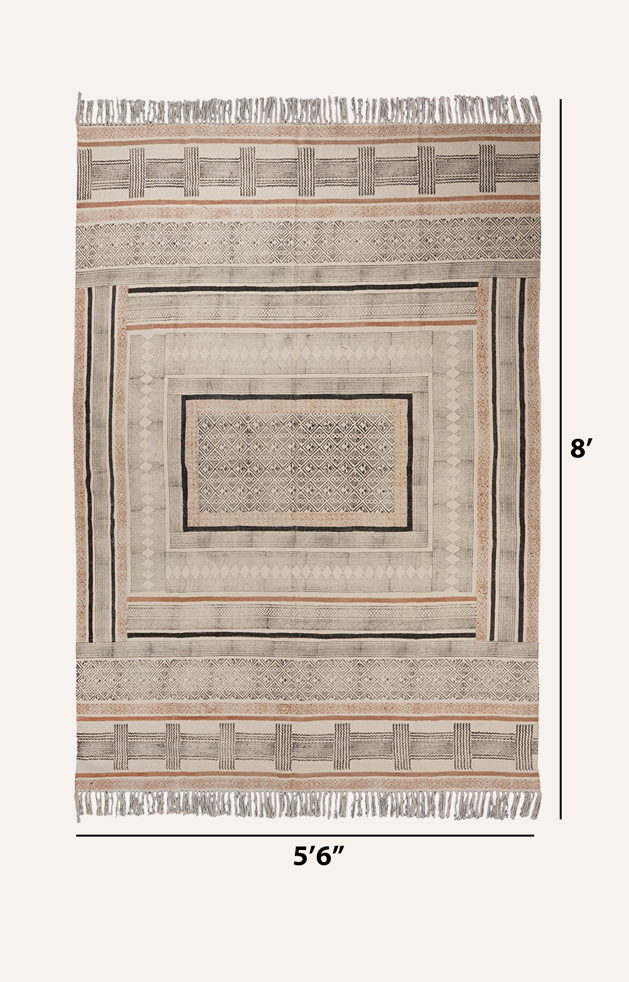 Handwoven Geometric Rug