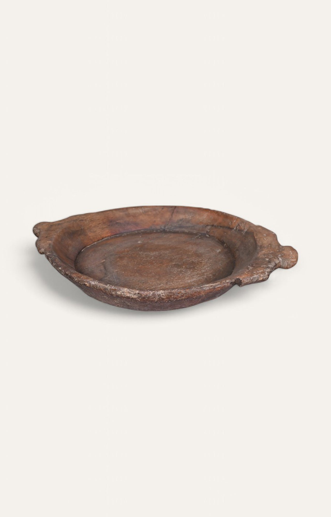 Rustic Wooden Serving Tray with Natural Grain