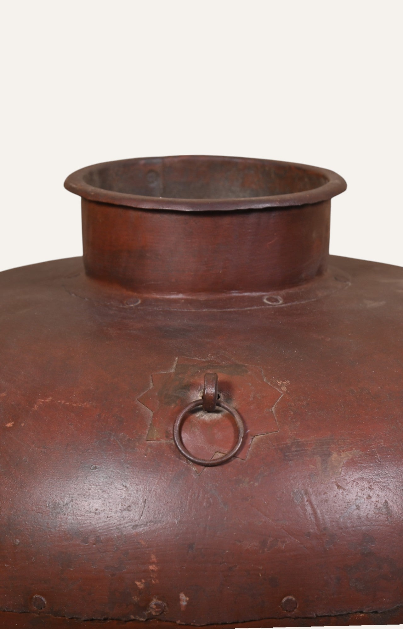 Brown Metal Pot