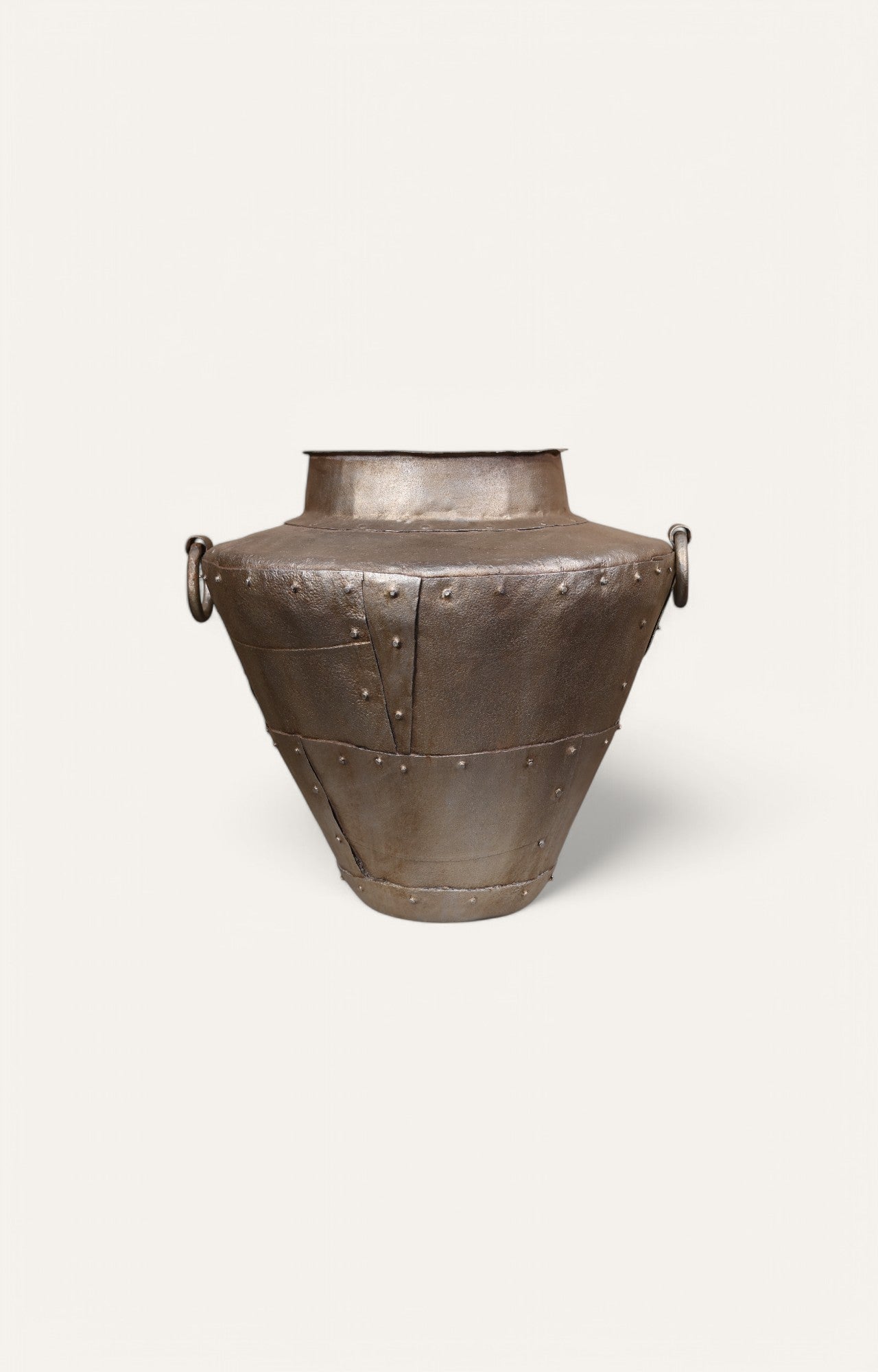Decorative Tapered Metal Vase