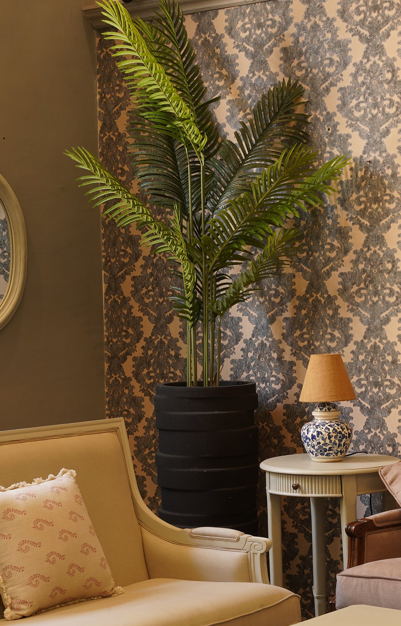 Artificial Green Palm Tree - 6.5 Feet