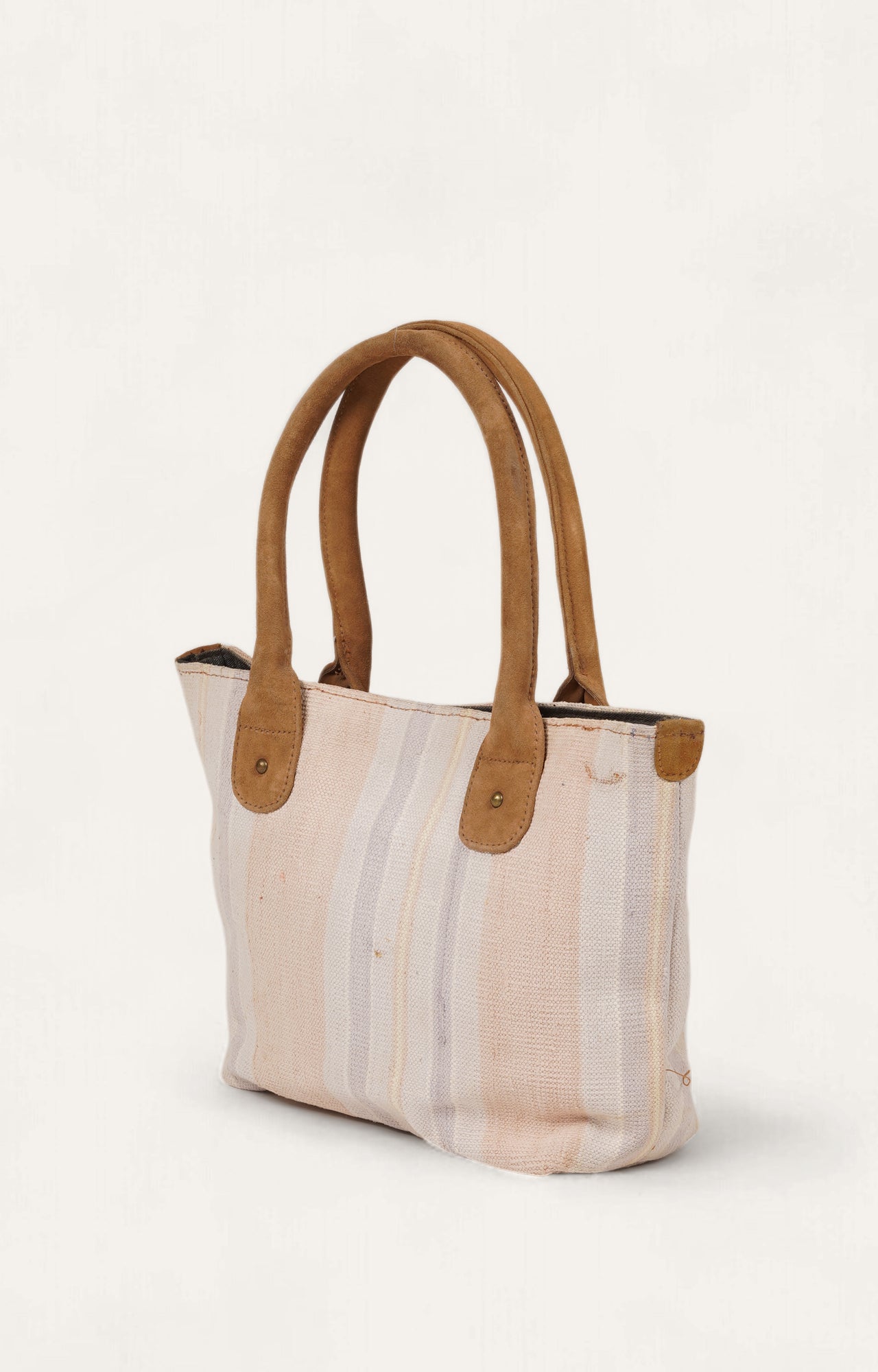 The Blush Weave Cotton Tote Bag
