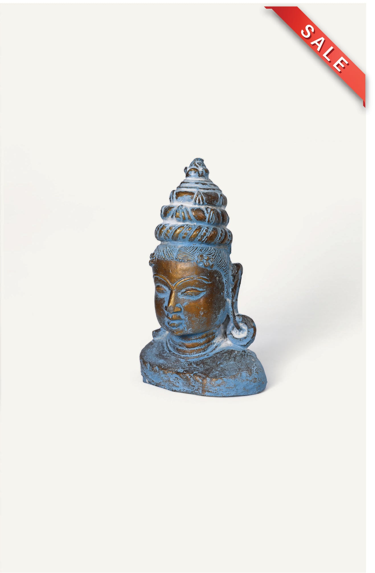 Rare and Vintage Lord Shiva Cement Bust