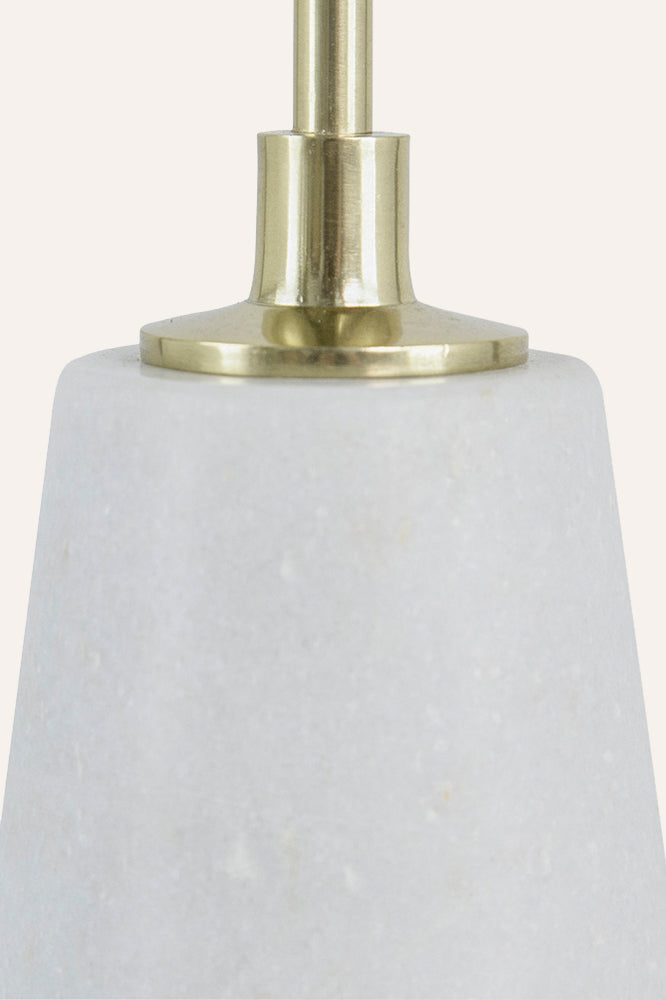 Metal and Marble Candle Holder - Extra Small