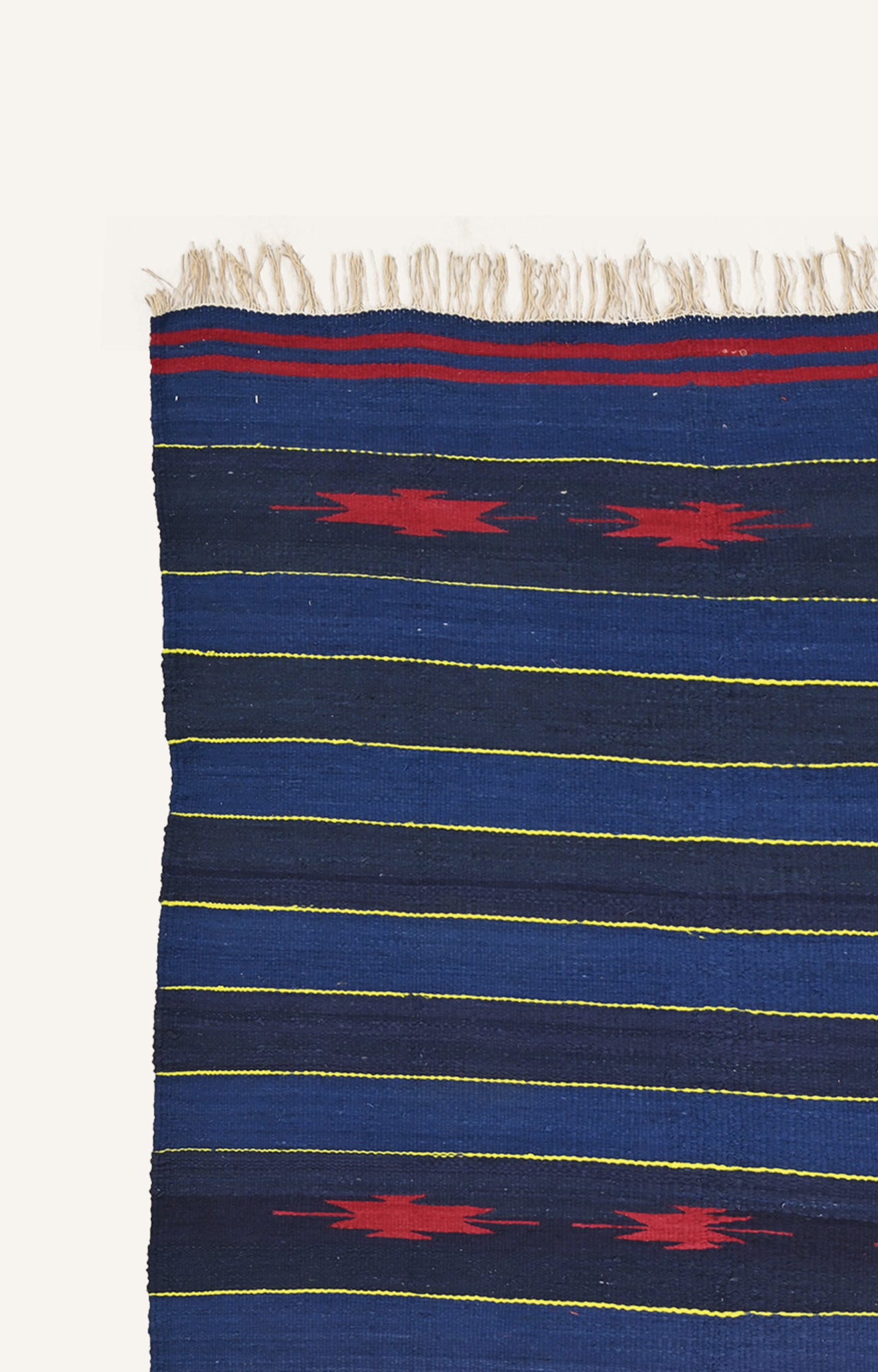 Blue Striped Pattern Rug