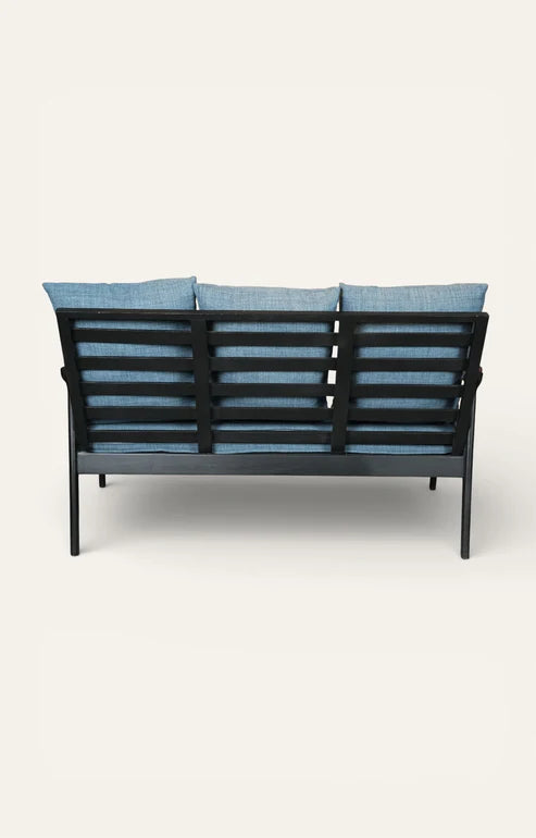 Blue outdoor sofa