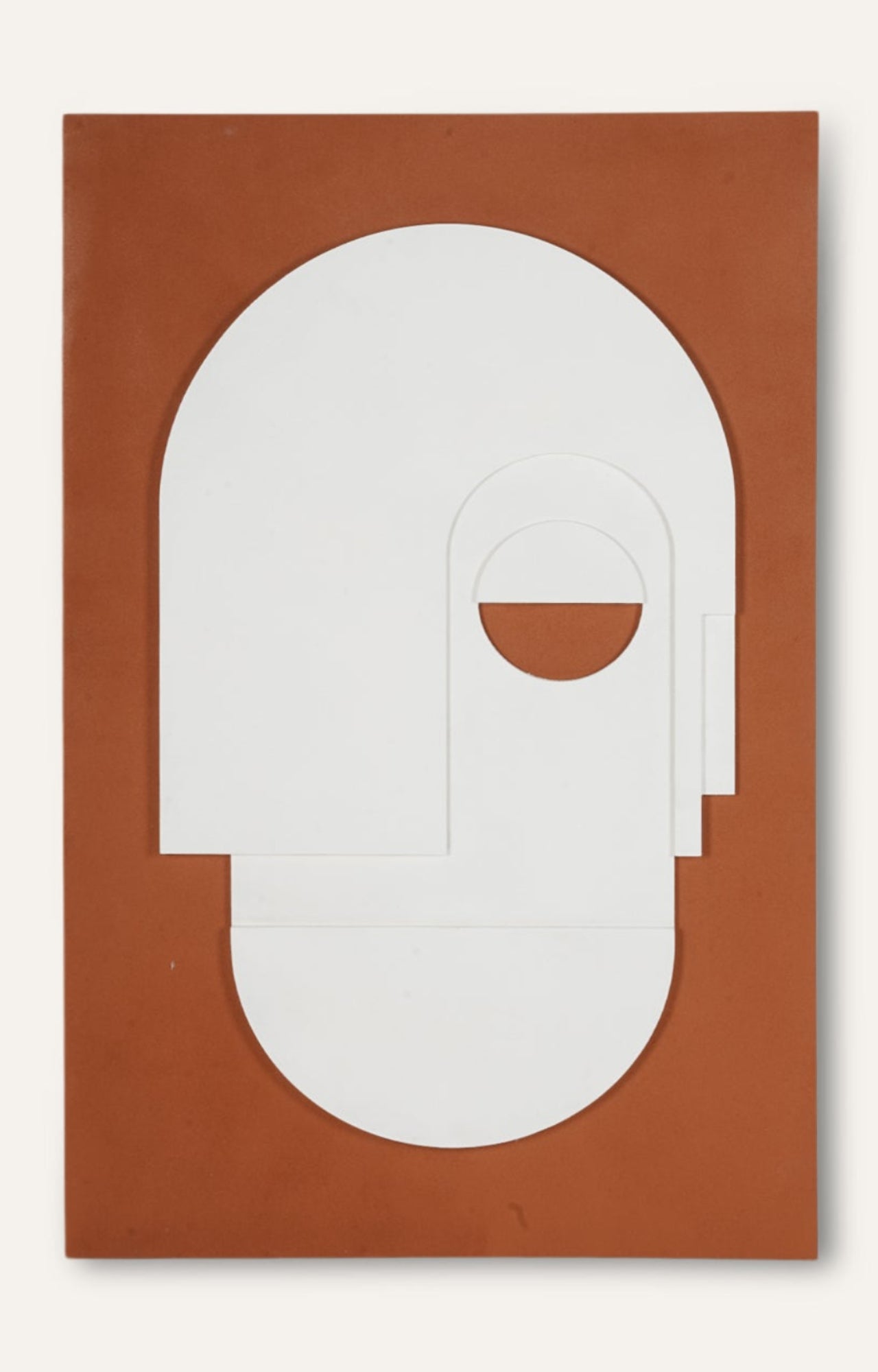 Abstract Art Face with One Eye Frame