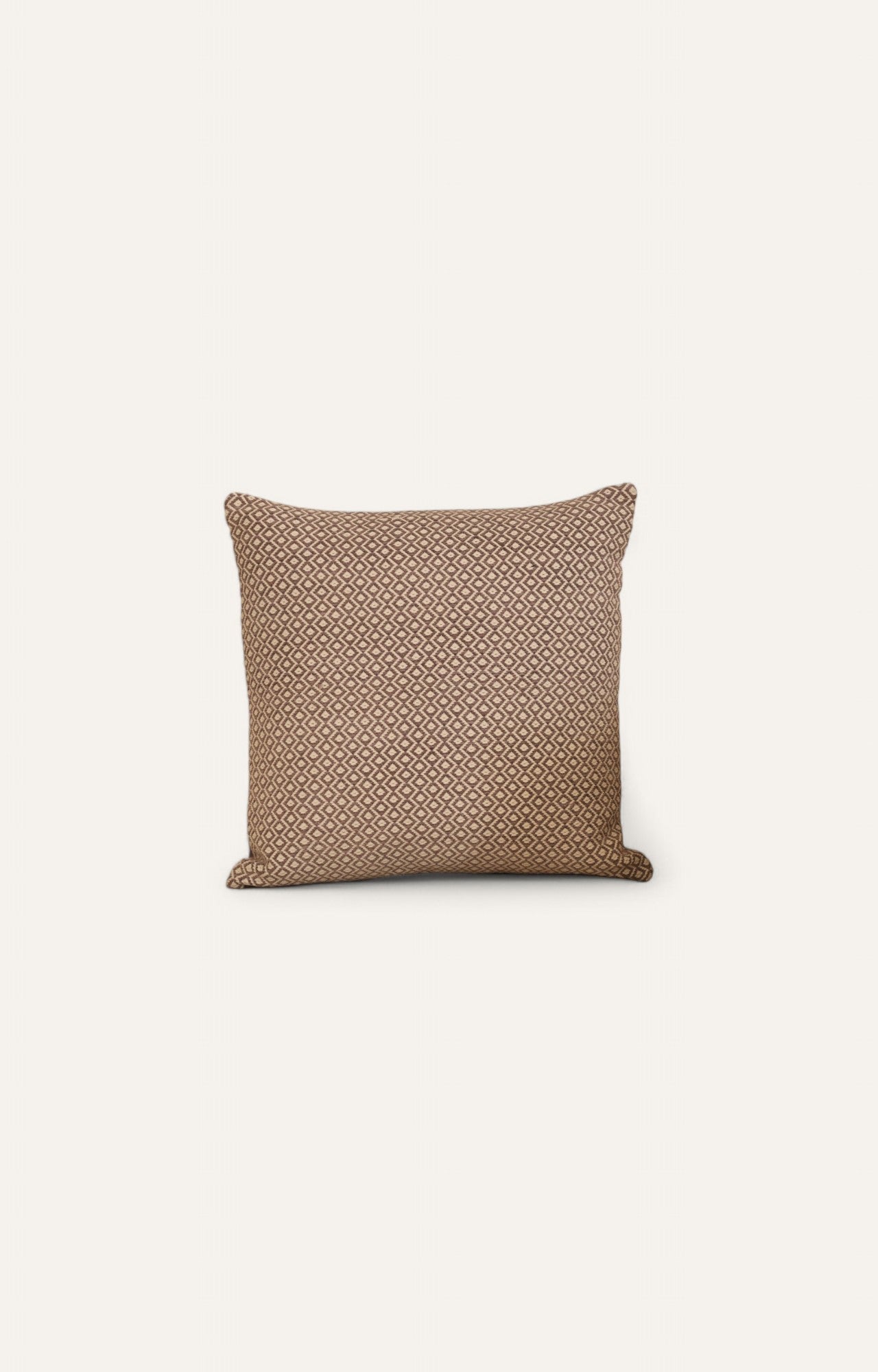 Grey geometric cushion cover