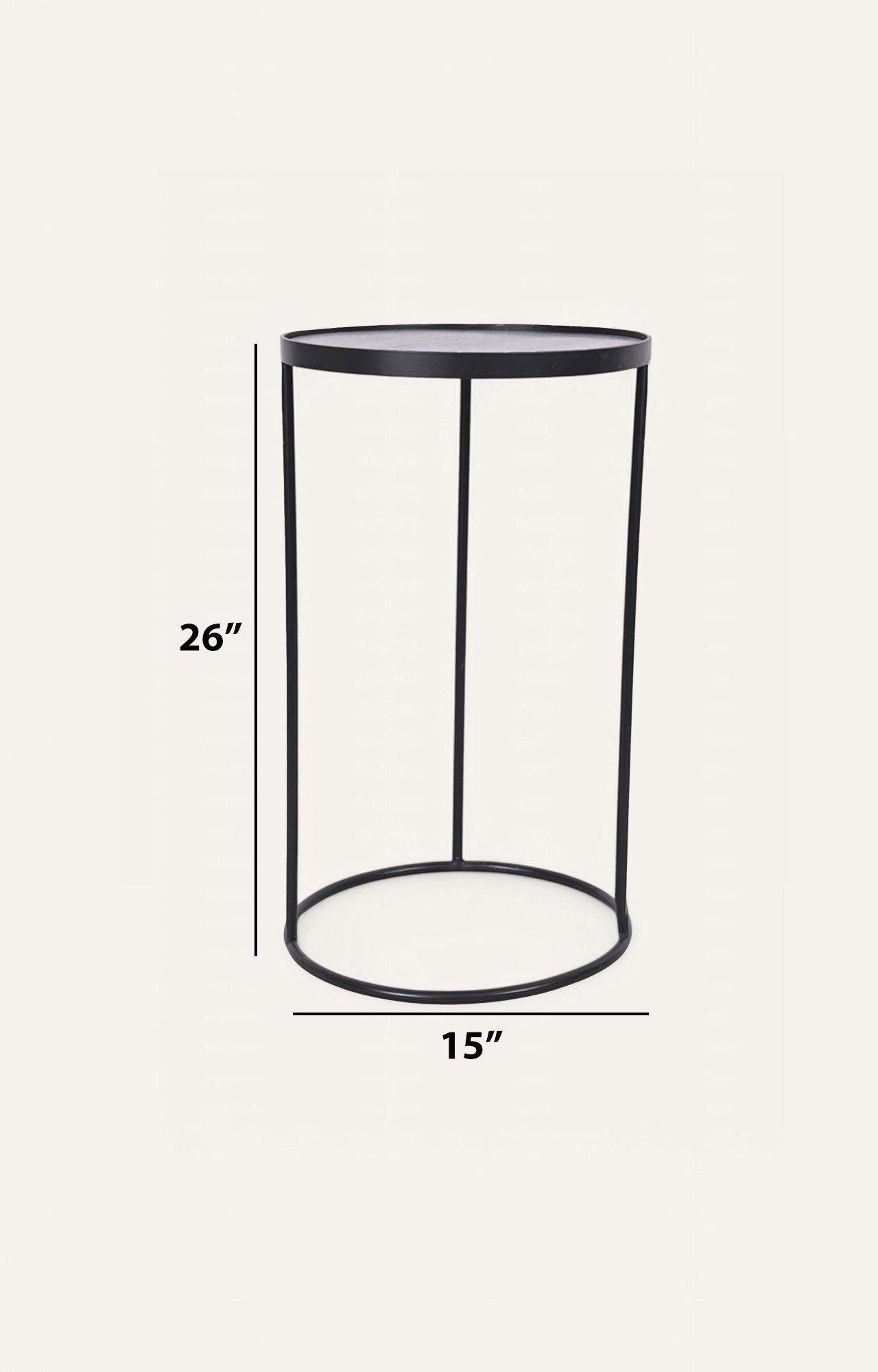 Sculptural Metal Side Tables