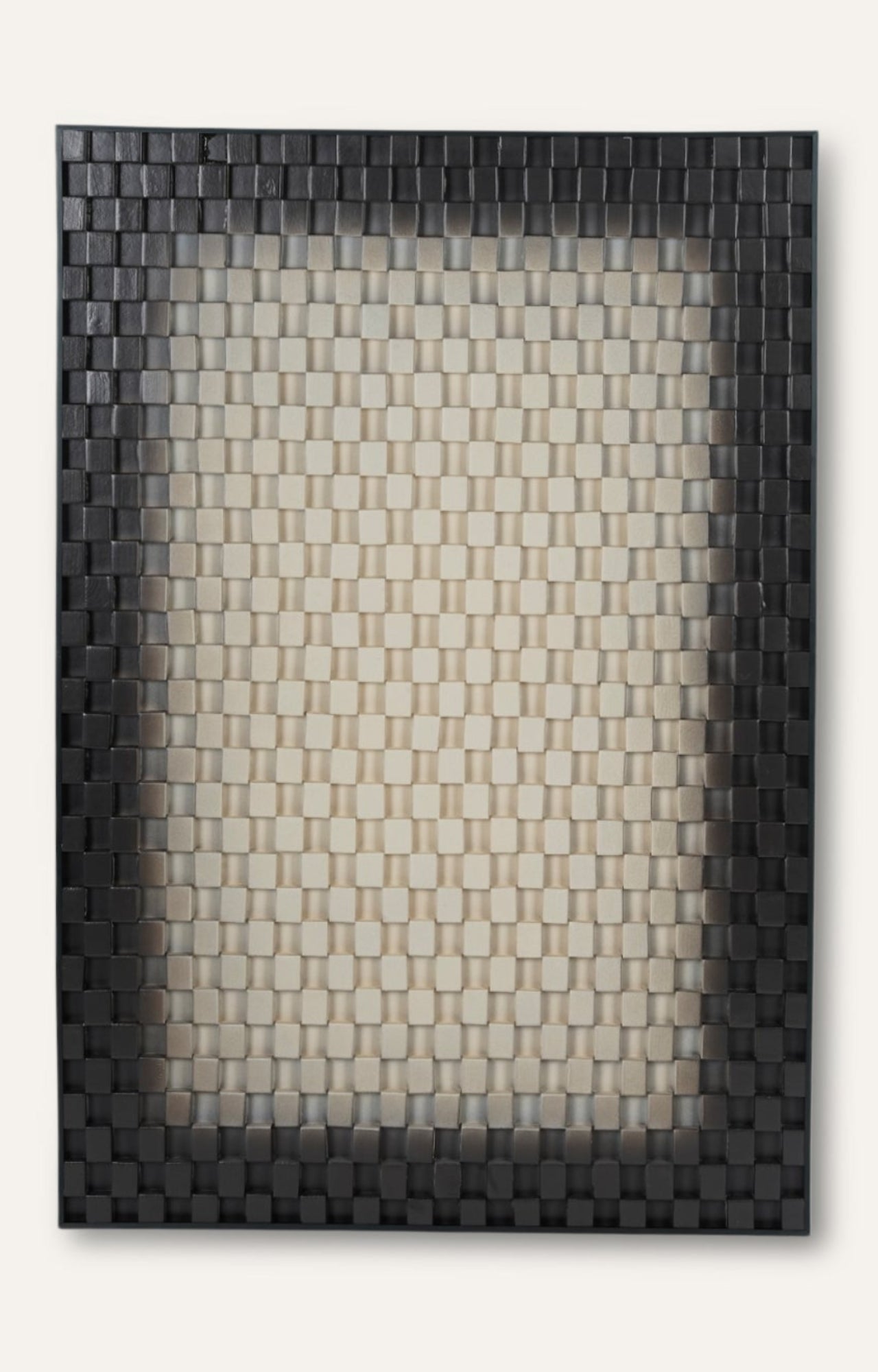 Black And White Embossed 3d Wall Art