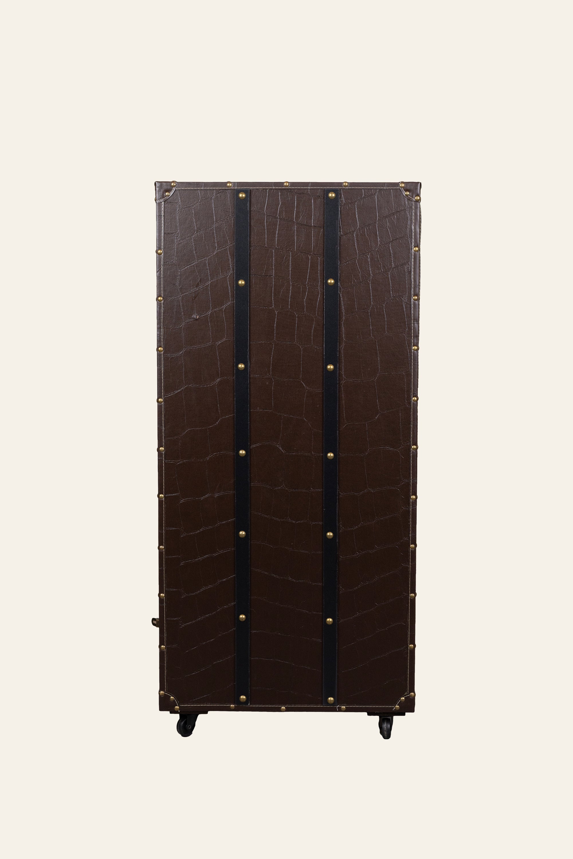 Rectangular Espresso Brown Bar Cabinet