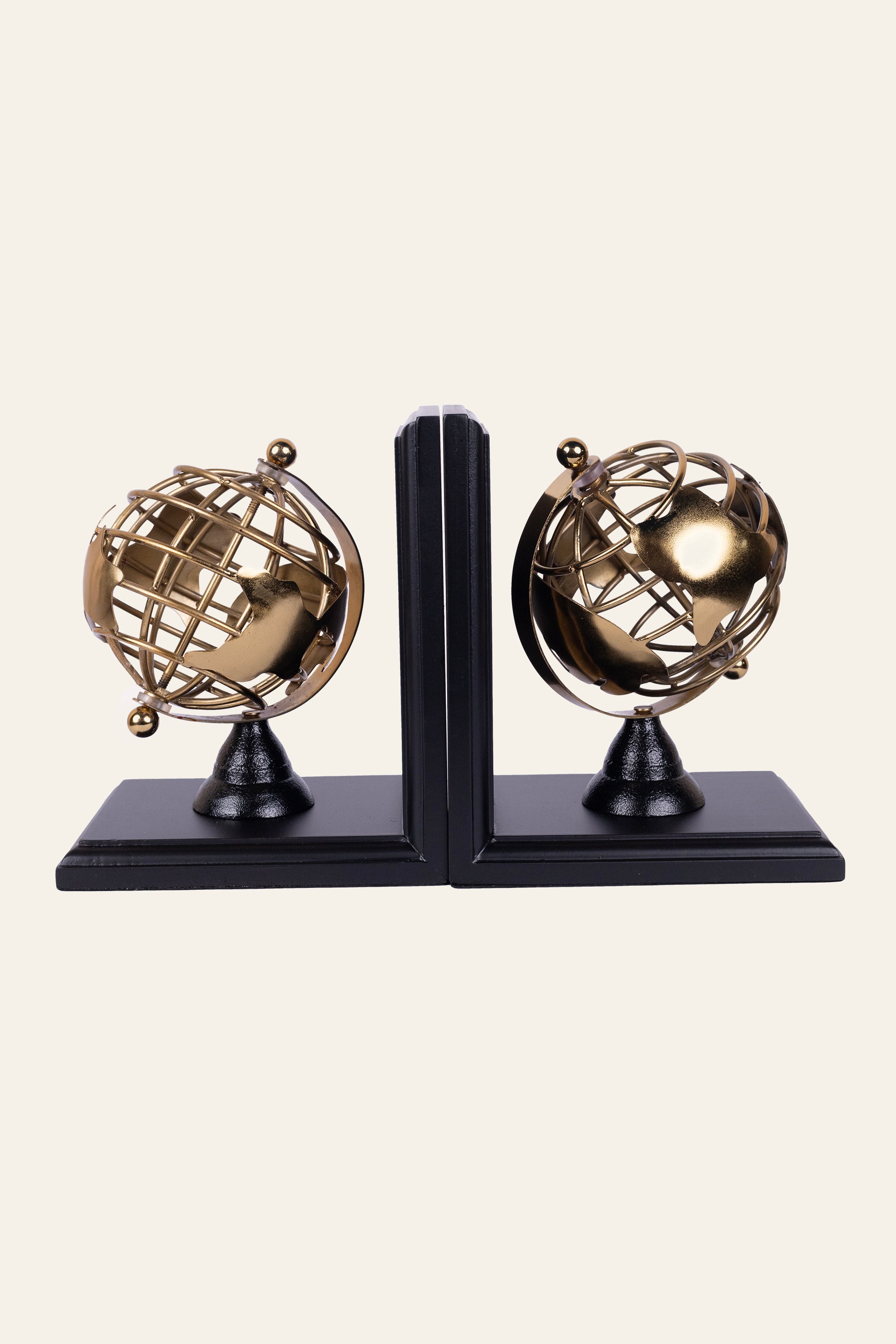Golden Globe Bookends Set of 2