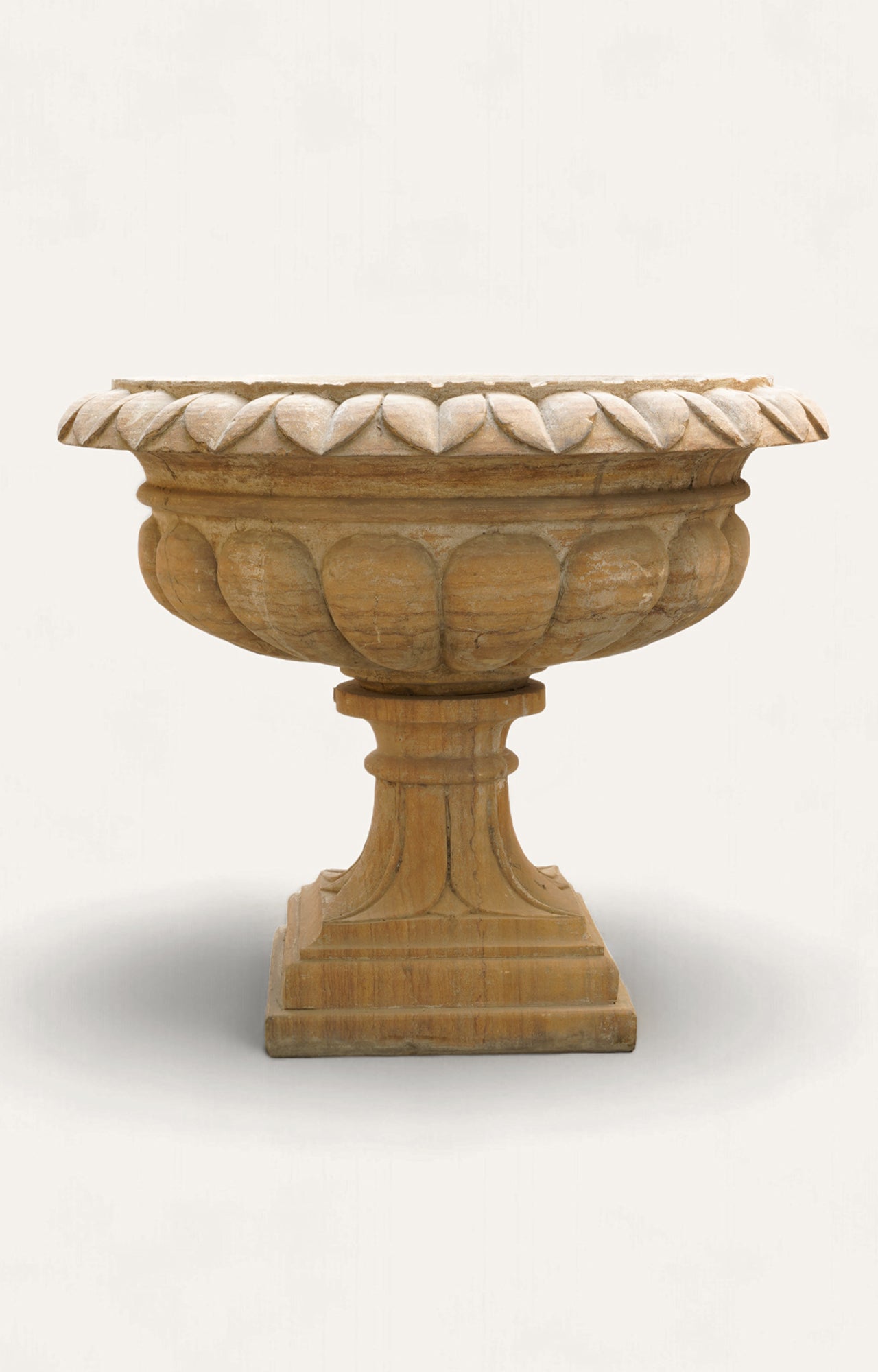 Floral Sandstone Garden Planter