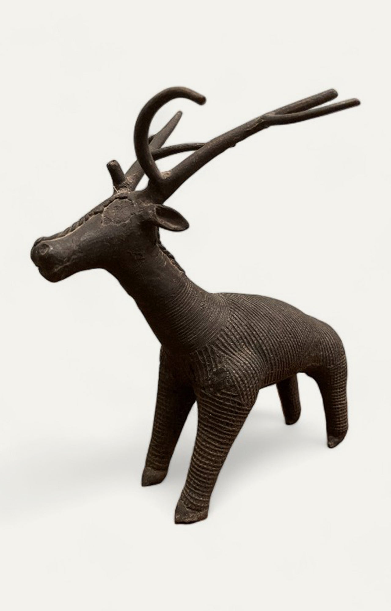 Dhokra Tribal Deer Brass Sculpture