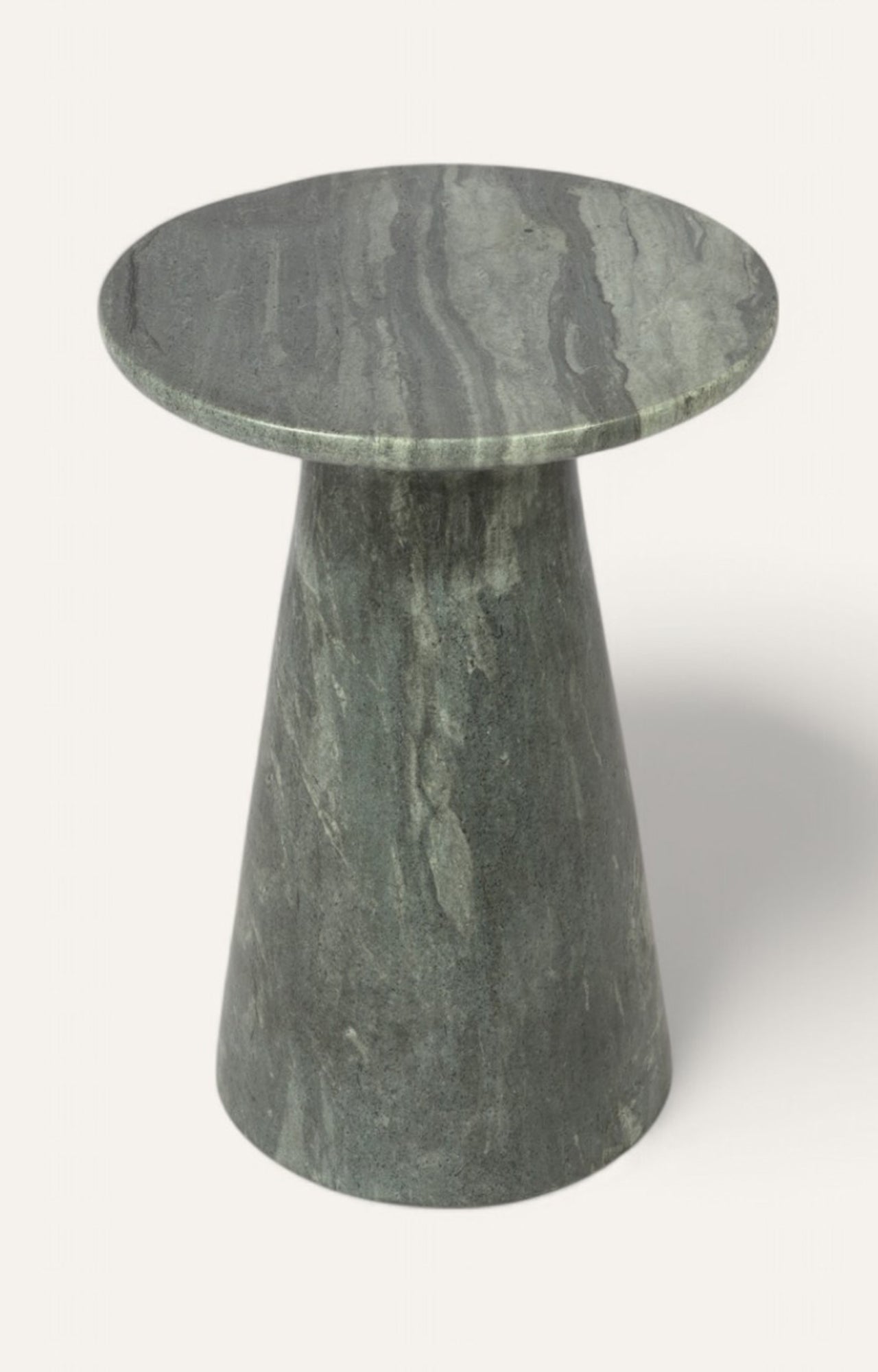 Hamilton Black Marble Round Side Table