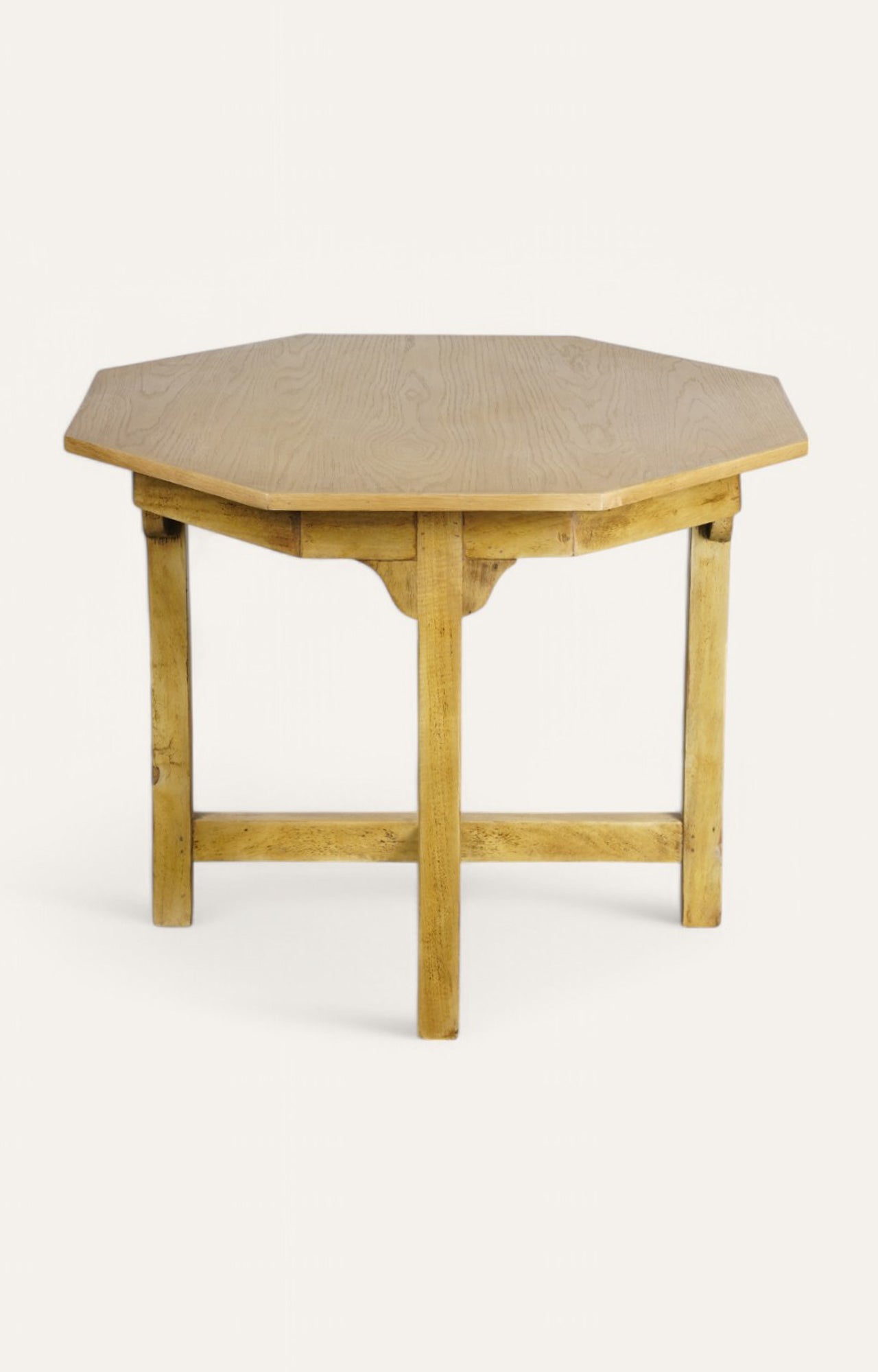 Rustic Octagonal Side Table
