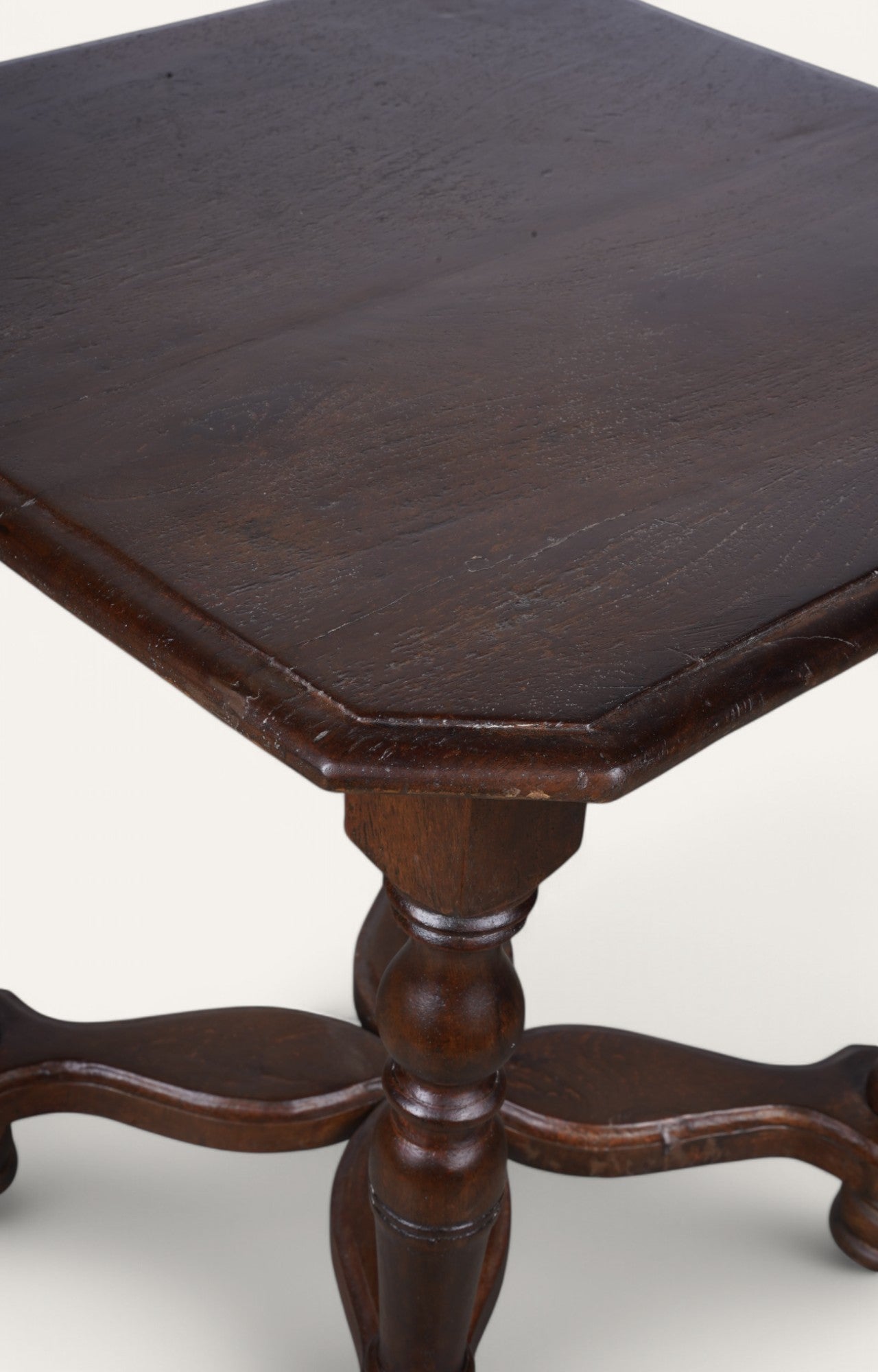 Bobbin Legs Brown Side Table