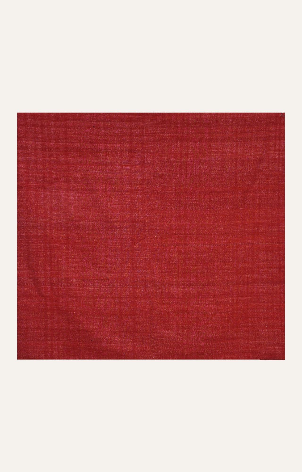 Crimson Solid Handwoven Rug