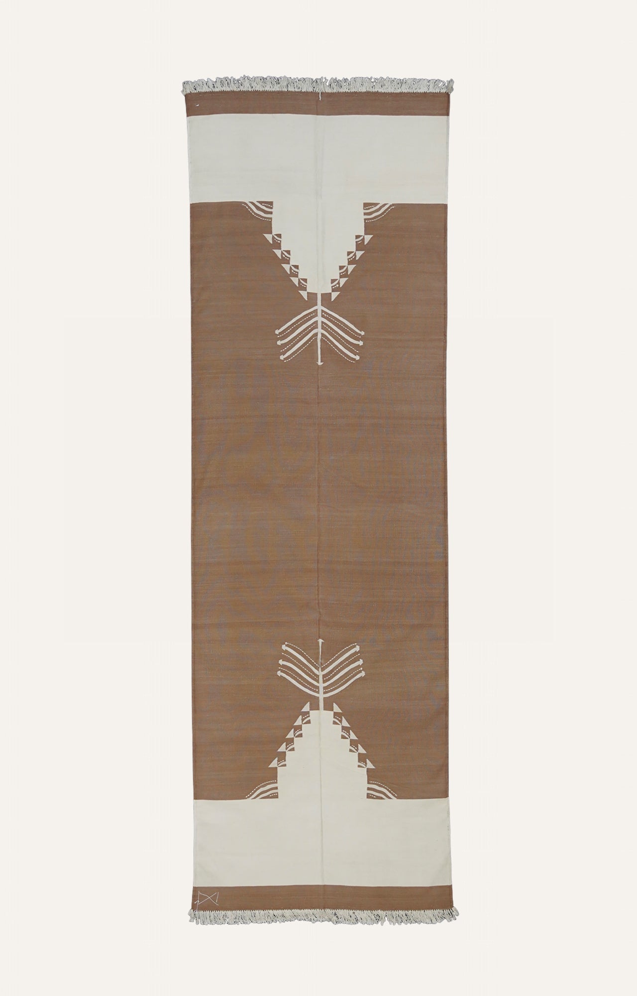 Earthy Handwoven Cotton Rug