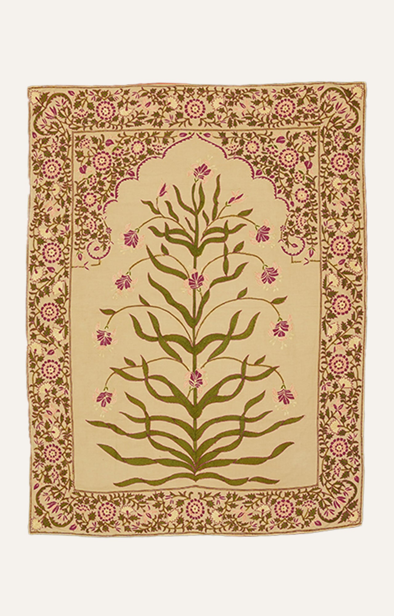 Tranquil Hand-Embroidered Pichwai