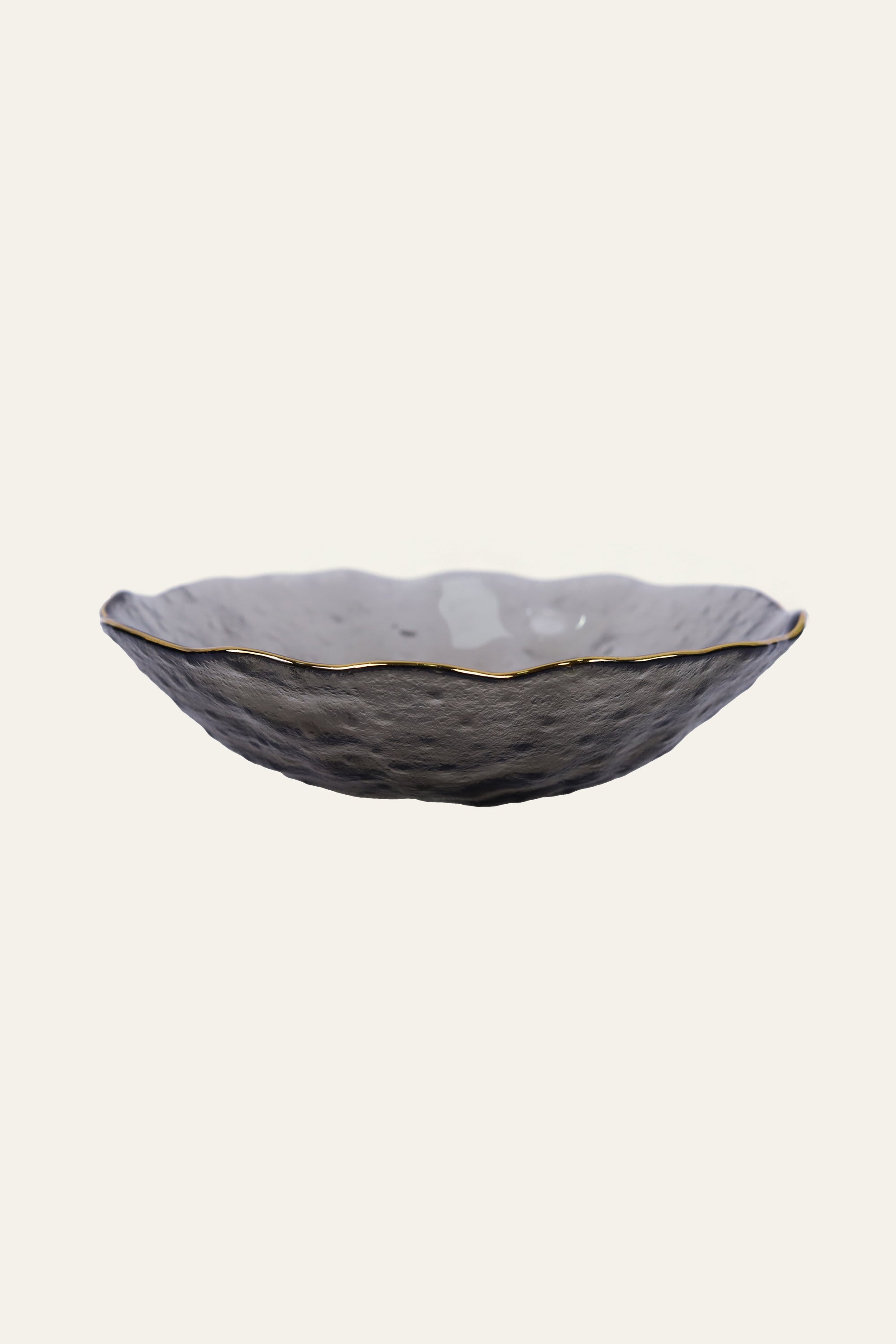 Smoky Grey Textured Bowl