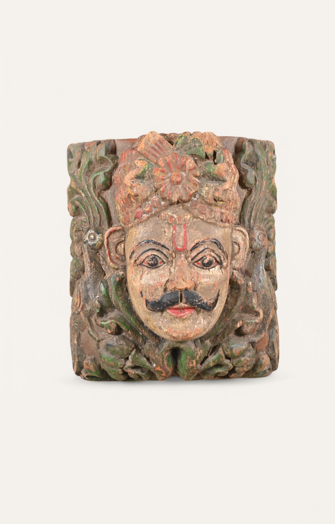 Traditionl Teak Wood Wall Sculpture