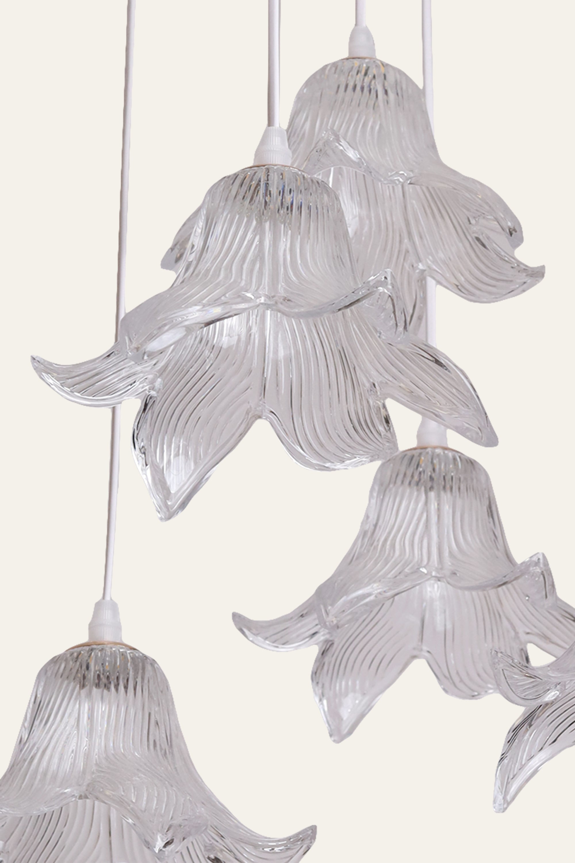 Lily Flower Chandelier for Bedroom & Living Room